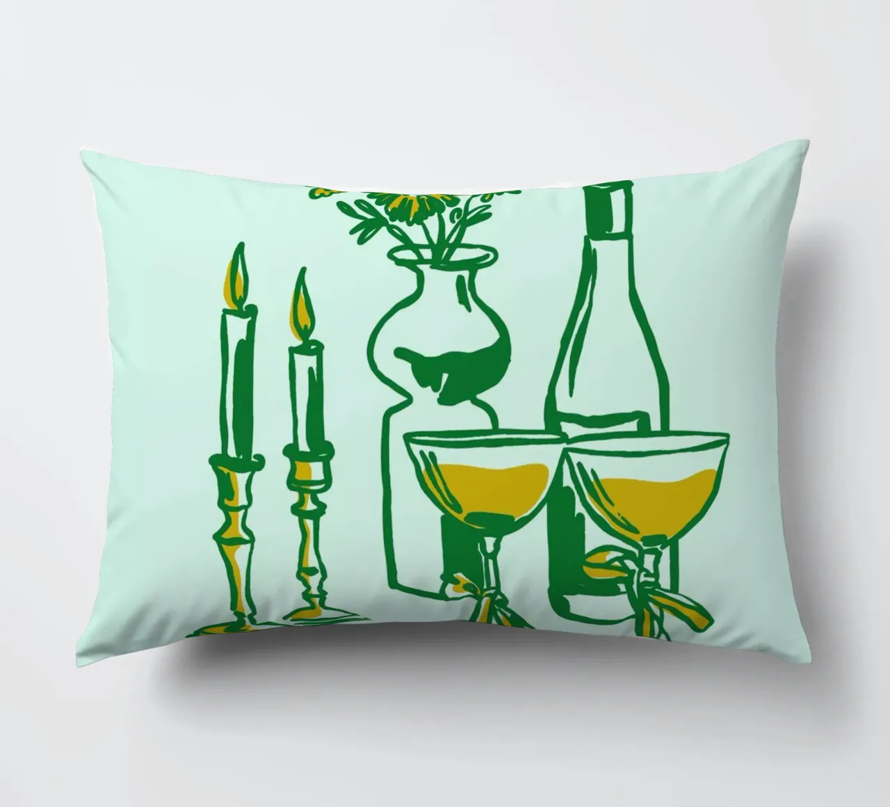Boho Food 19 Candles cuscino da Boho Print Collection