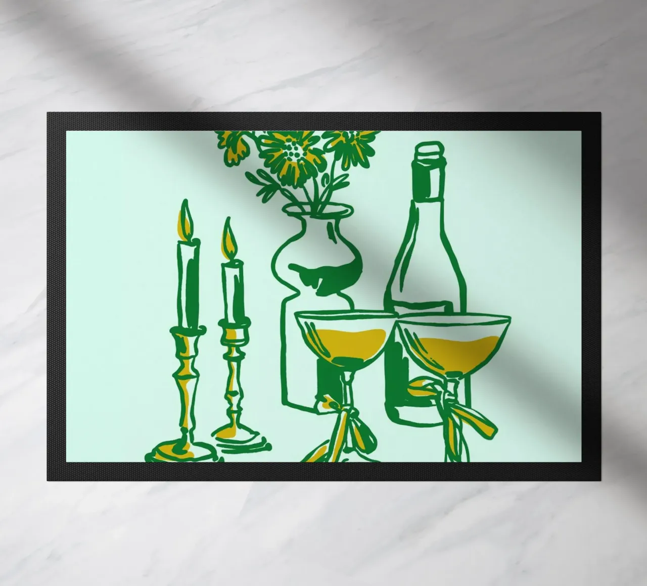 Boho Food 19 Candles zerbino da Boho Print Collection