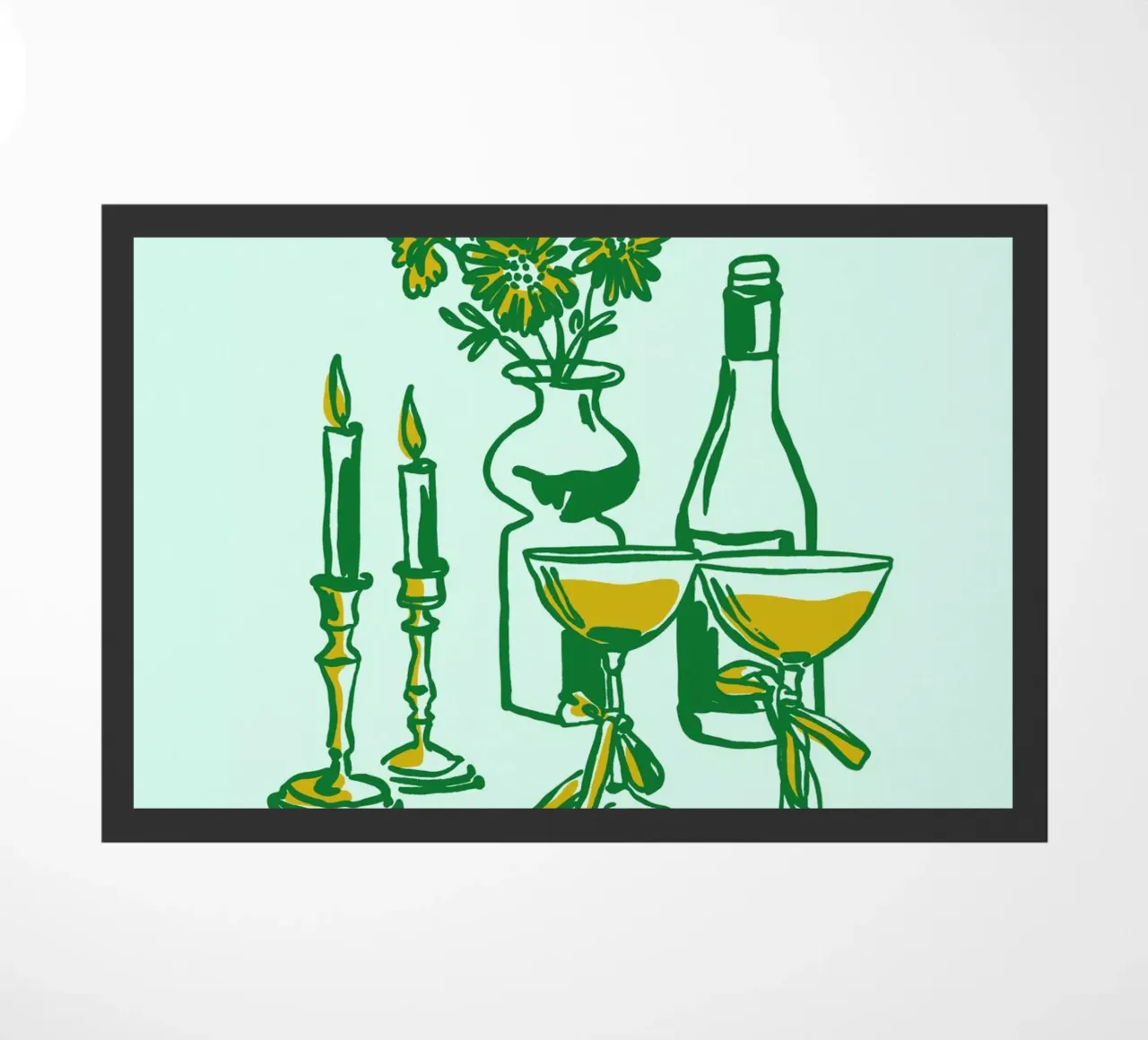 Boho Food 19 Candles zerbino da Boho Print Collection