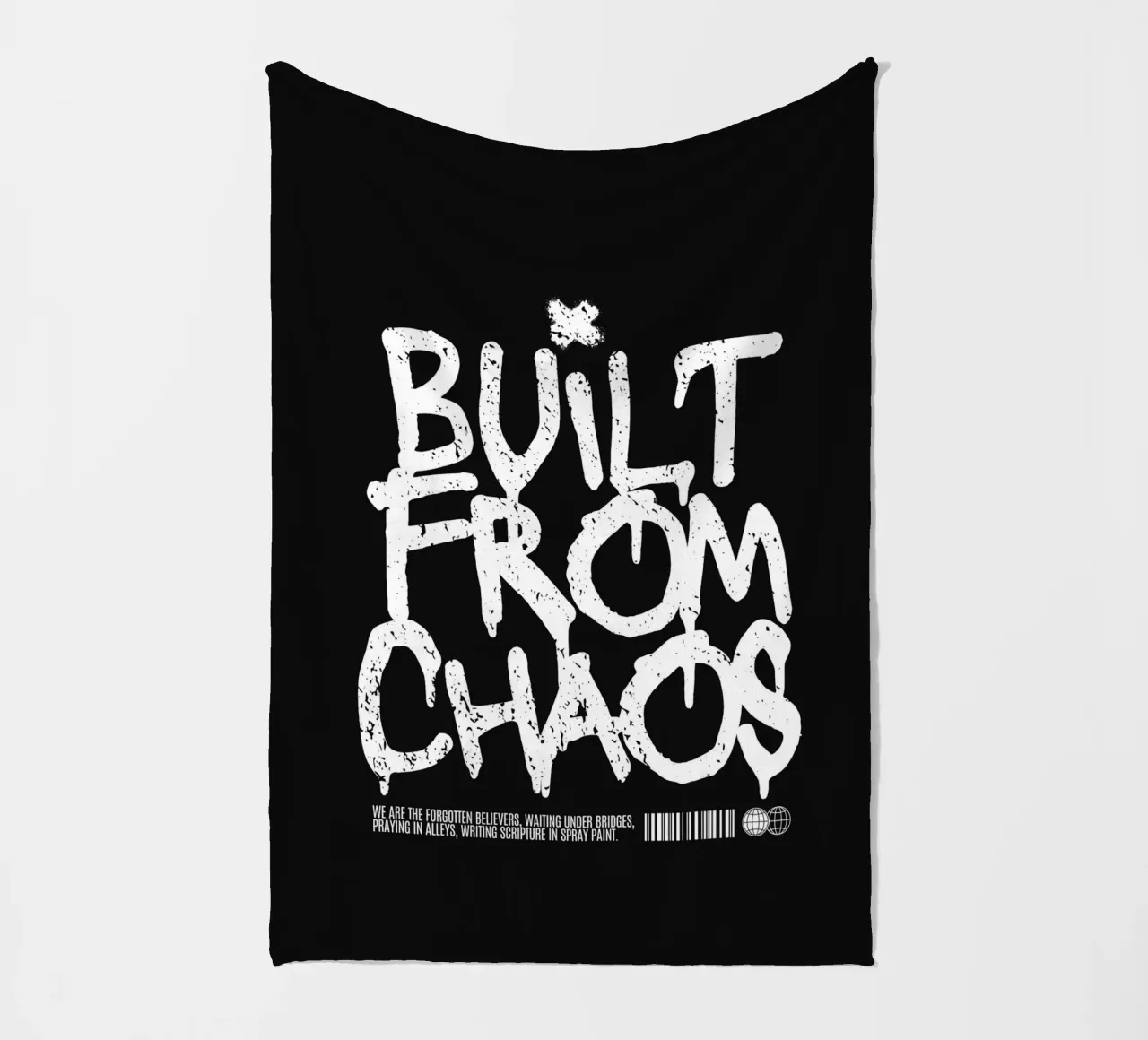 BUILT FROM CHAOS coperta in pile da BAWA