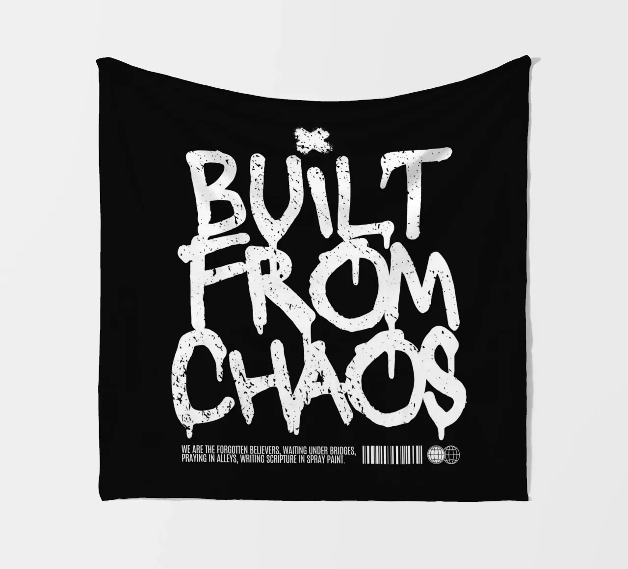 BUILT FROM CHAOS coperta in pile da BAWA