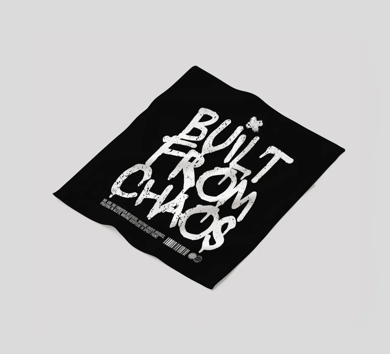 BUILT FROM CHAOS coperta in pile da BAWA