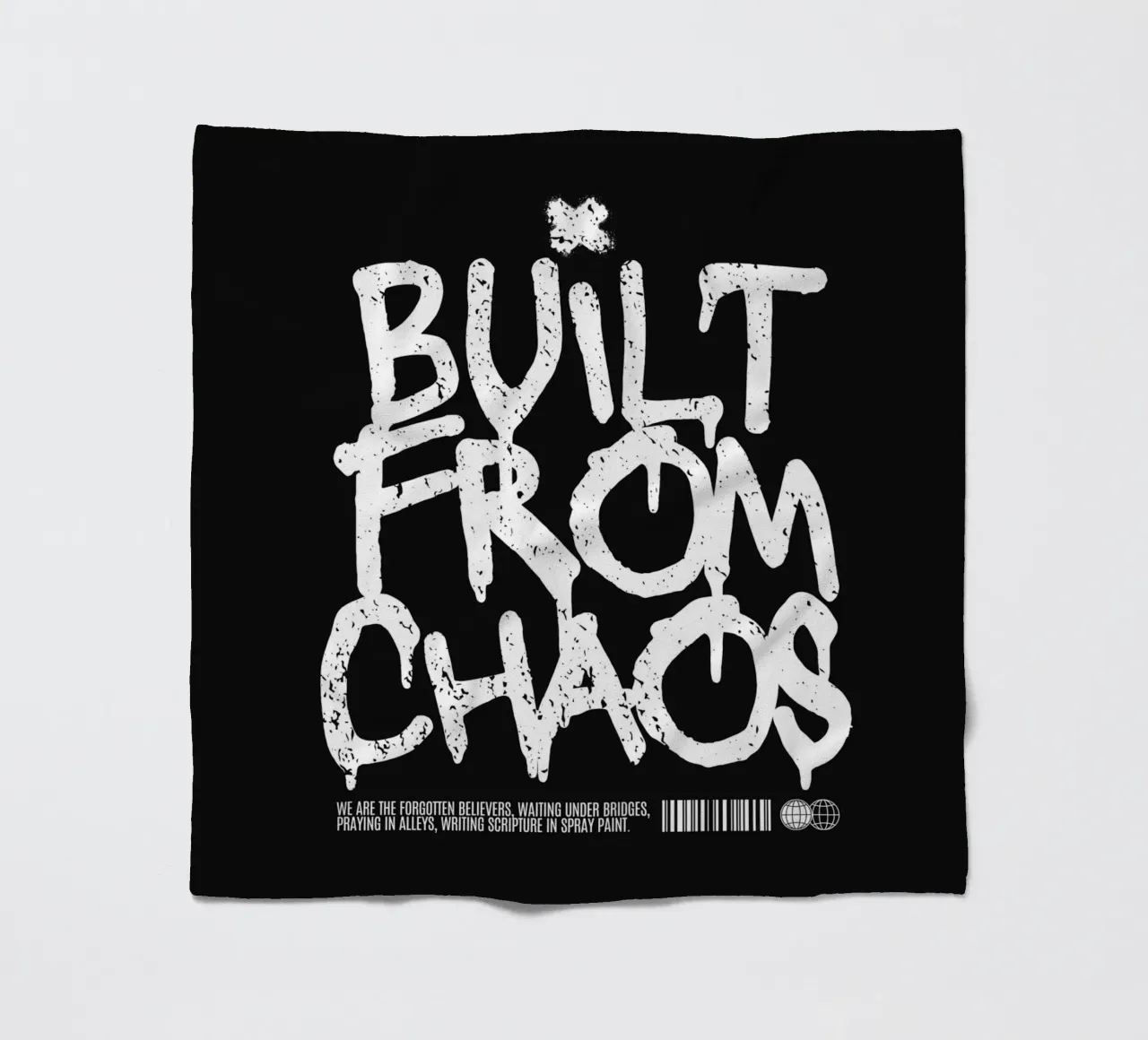 BUILT FROM CHAOS coperta in pile da BAWA