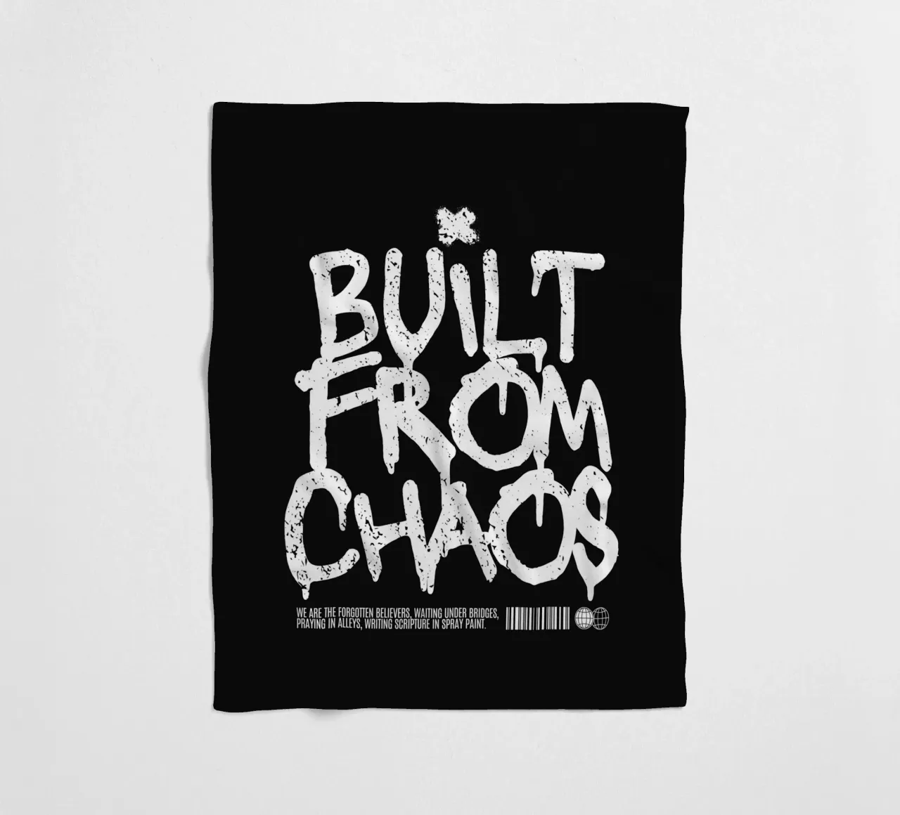 BUILT FROM CHAOS coperta in pile da BAWA