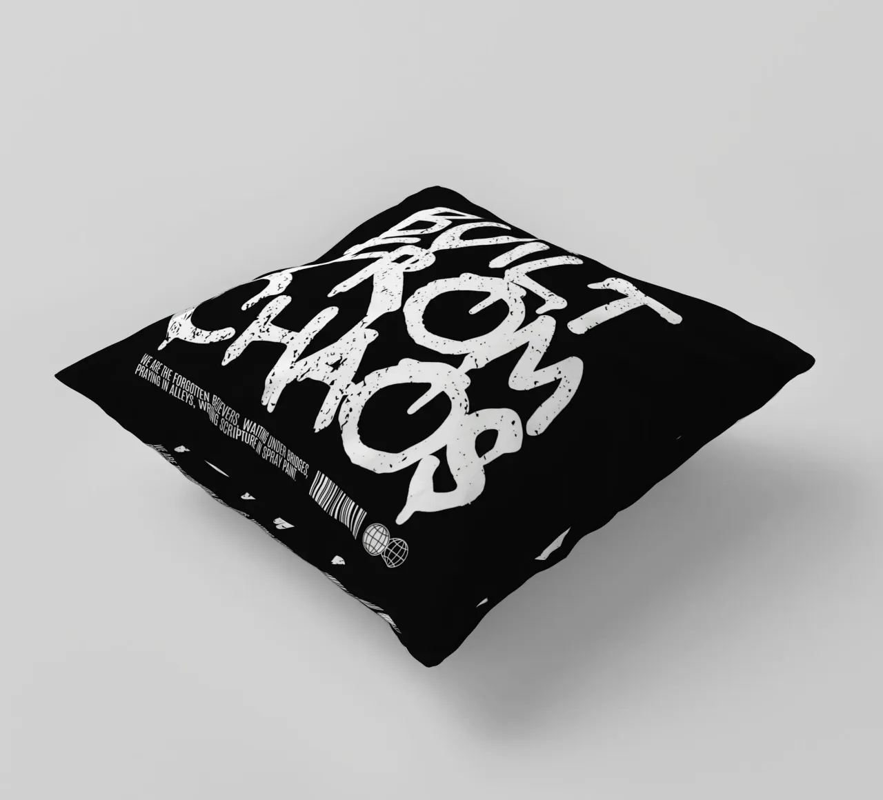 BUILT FROM CHAOS cuscino da BAWA