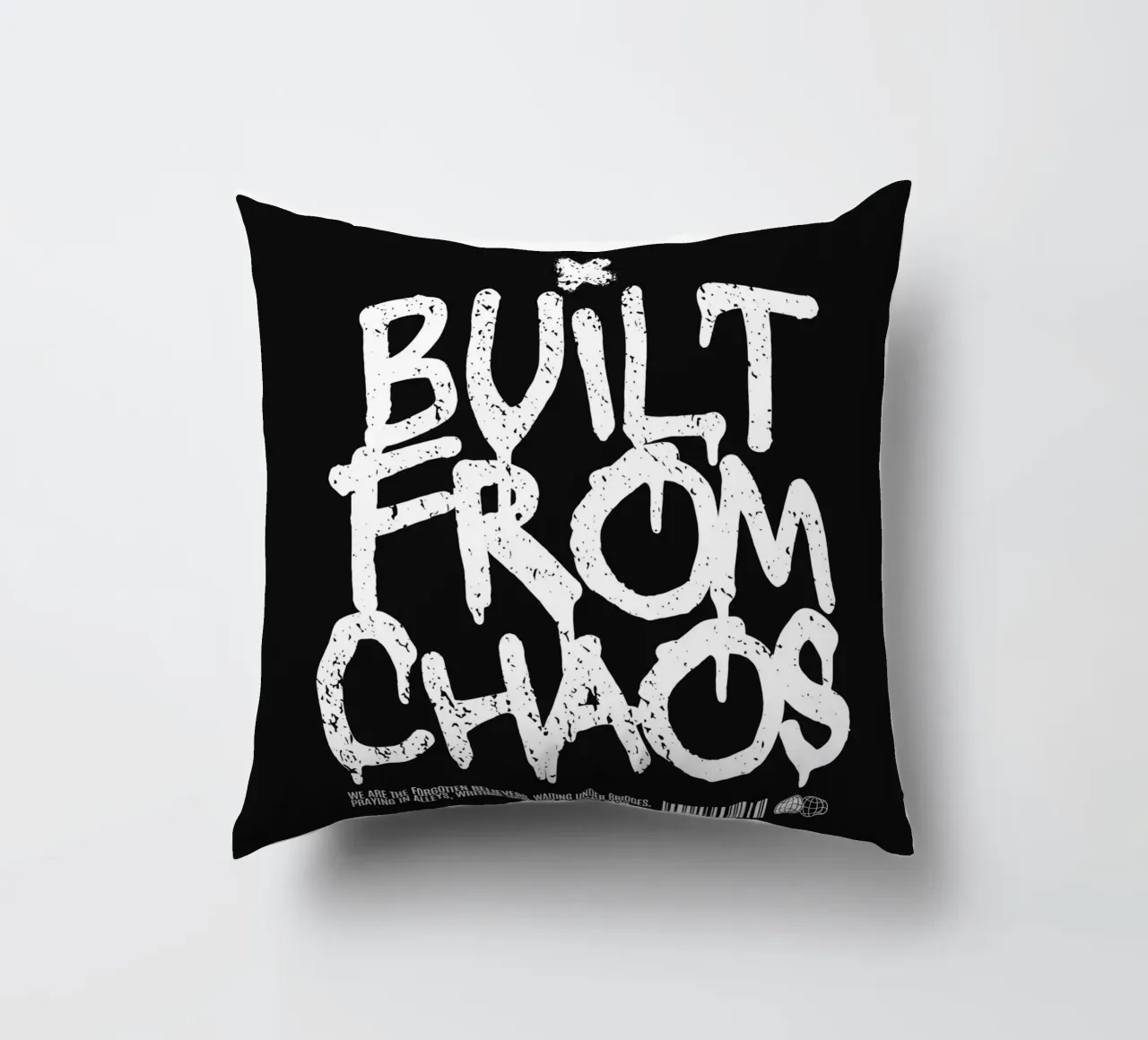 BUILT FROM CHAOS cuscino da BAWA