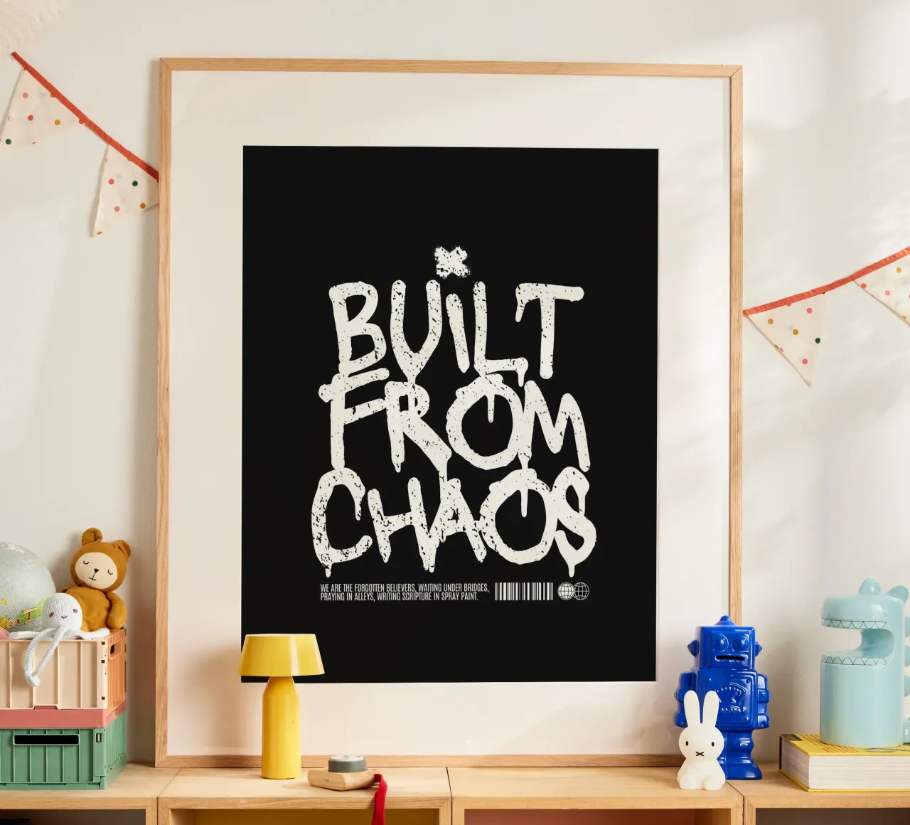 BUILT FROM CHAOS carta hahnemühle da BAWA