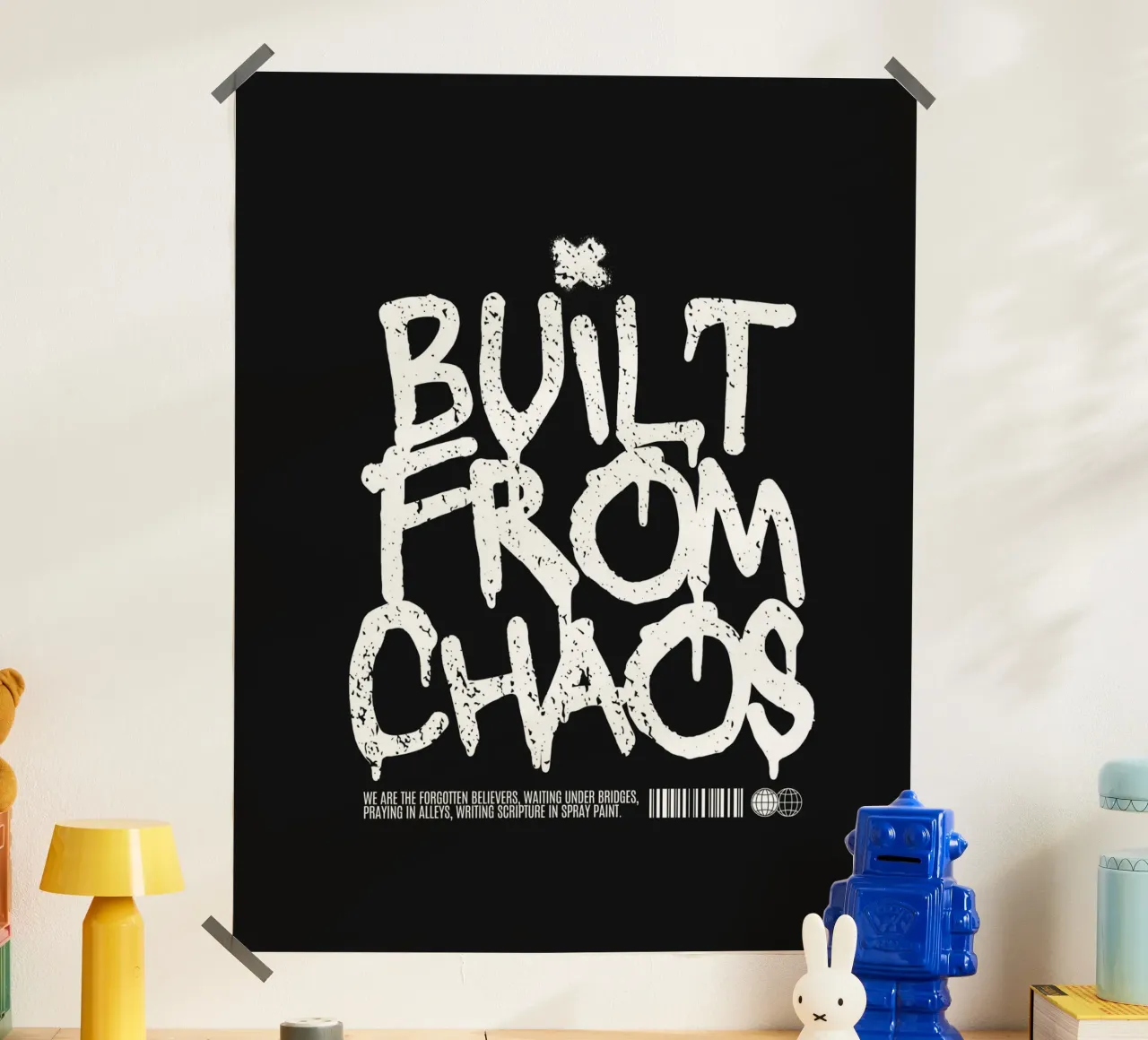 BUILT FROM CHAOS carta hahnemühle da BAWA