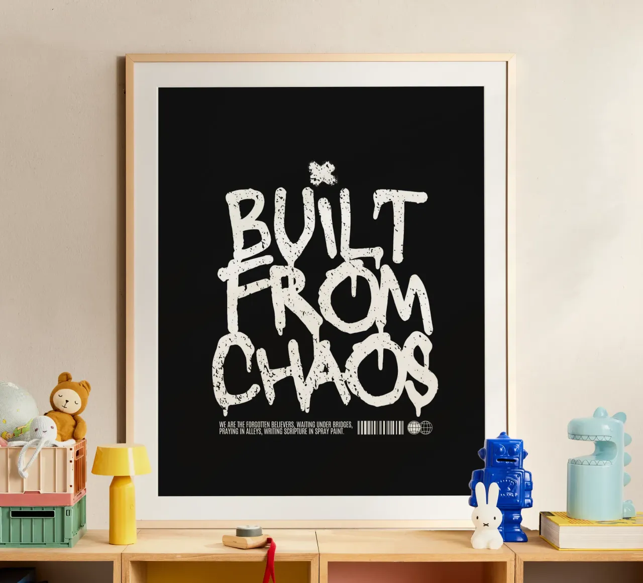 BUILT FROM CHAOS carta hahnemühle da BAWA