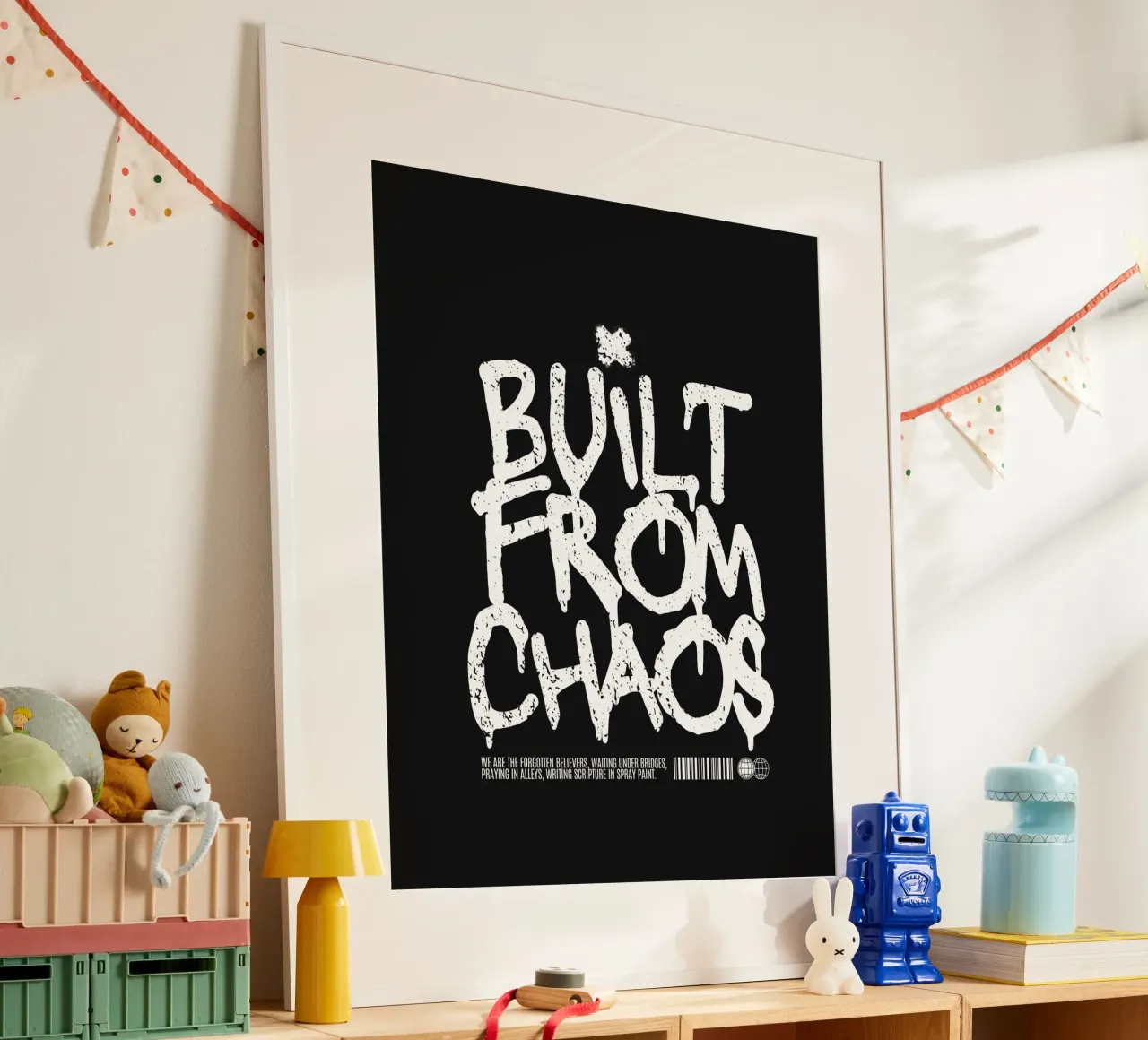 BUILT FROM CHAOS carta hahnemühle da BAWA