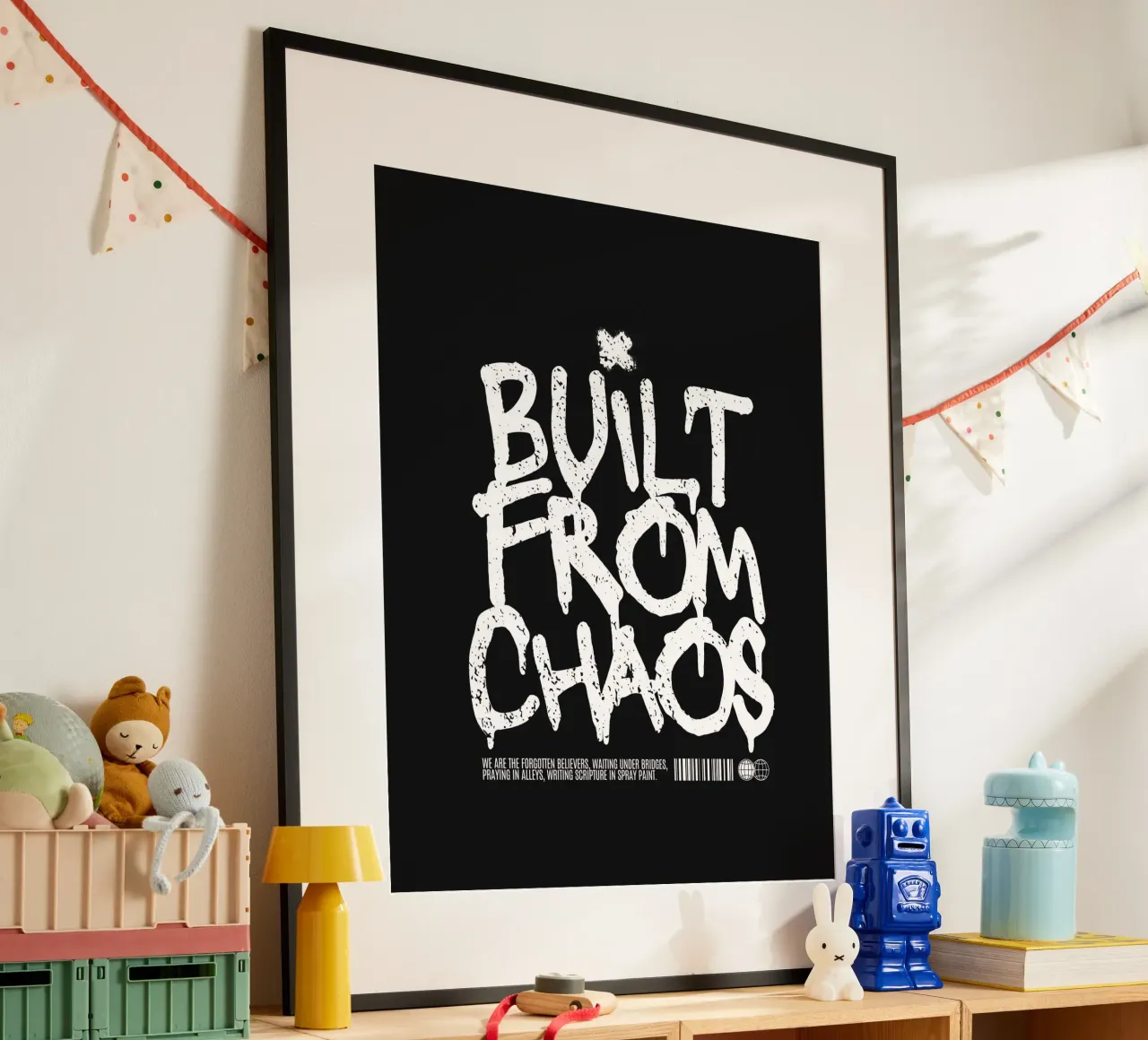 BUILT FROM CHAOS carta hahnemühle da BAWA