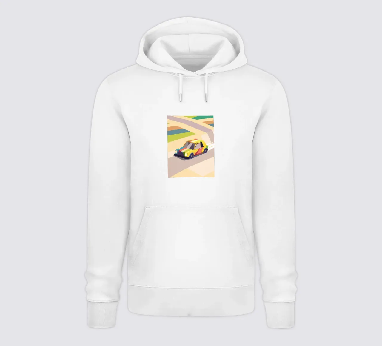 Auto colorata felpa con cappuccio da POLYGON SPECIAL