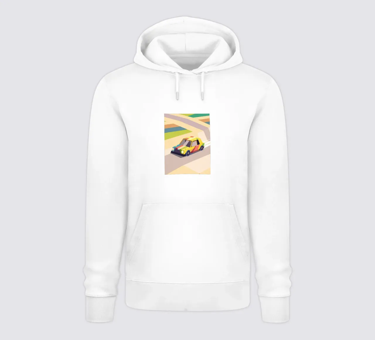 Auto colorata felpa con cappuccio da POLYGON SPECIAL