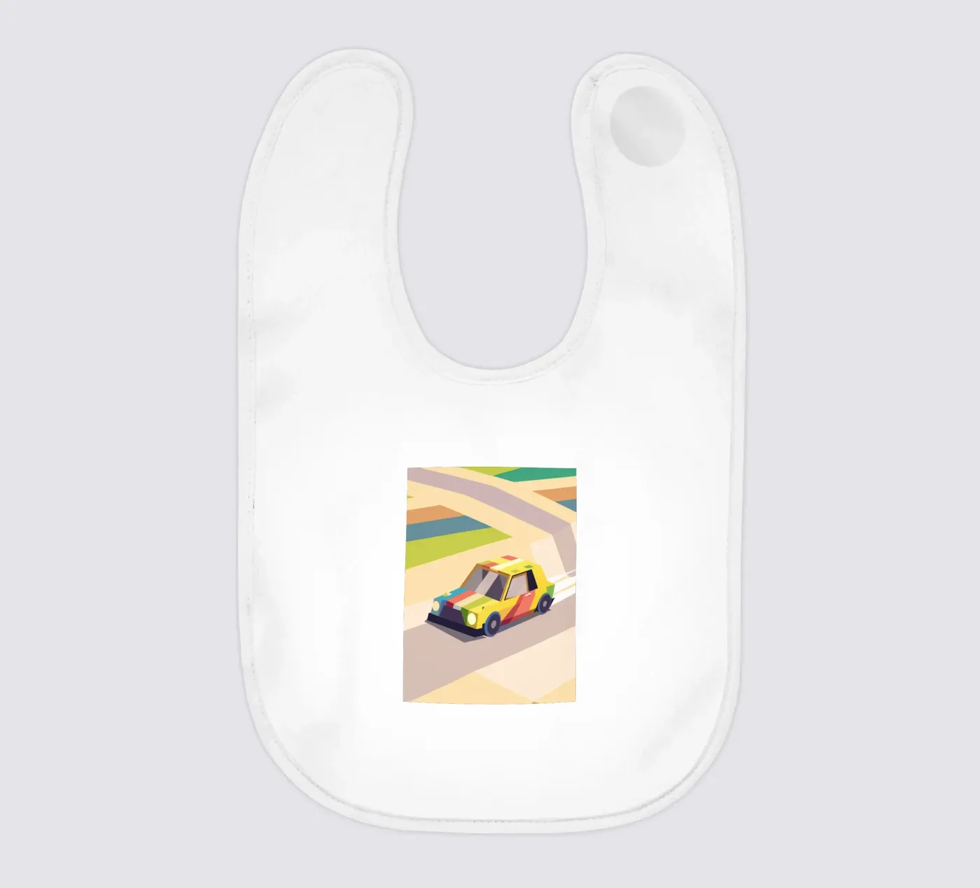 Colorful Car bavaglino da POLYGON SPECIAL