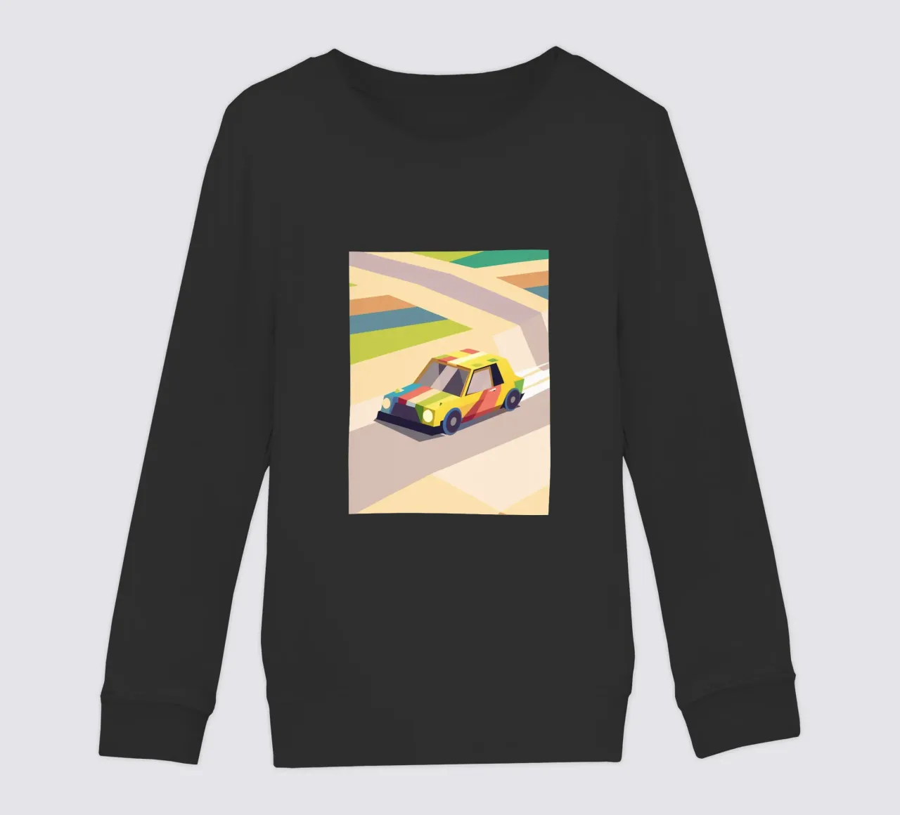 Auto colorata felpa bambino da POLYGON SPECIAL