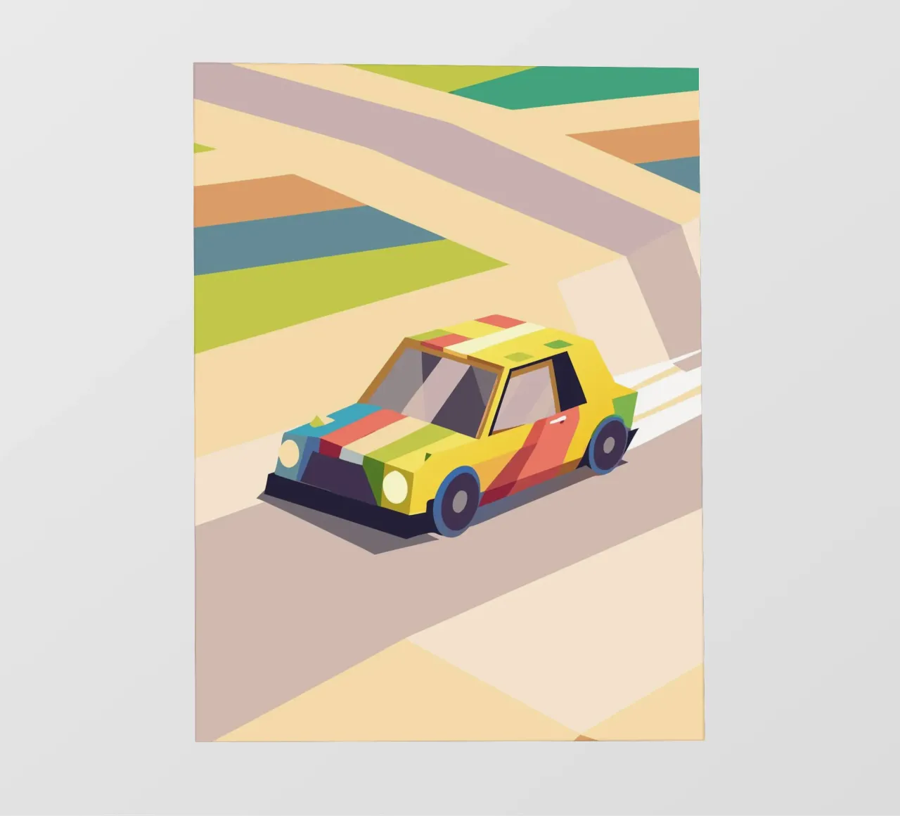 Auto colorata telo in pvc da POLYGON SPECIAL