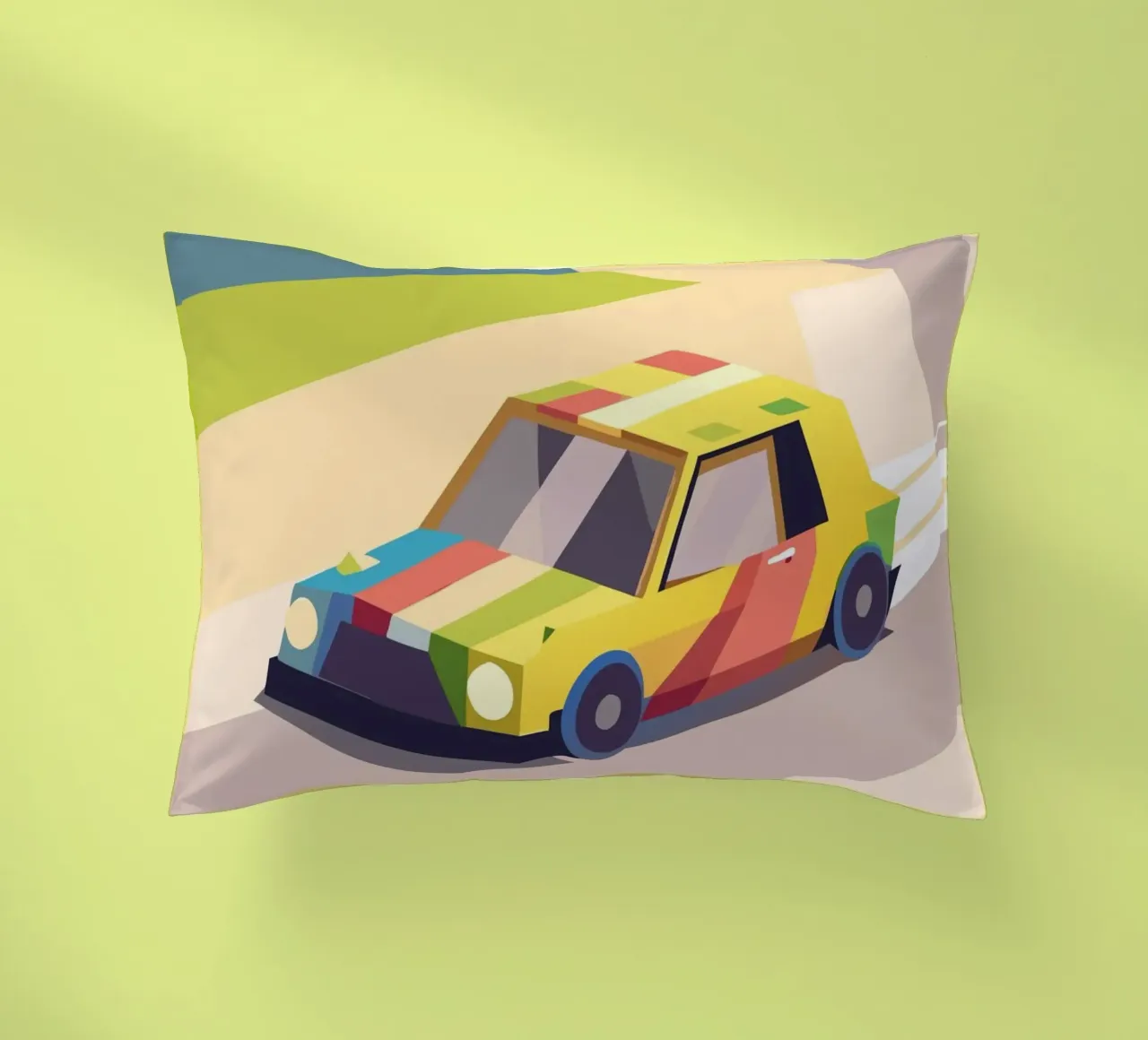 Auto colorata cuscino da POLYGON SPECIAL