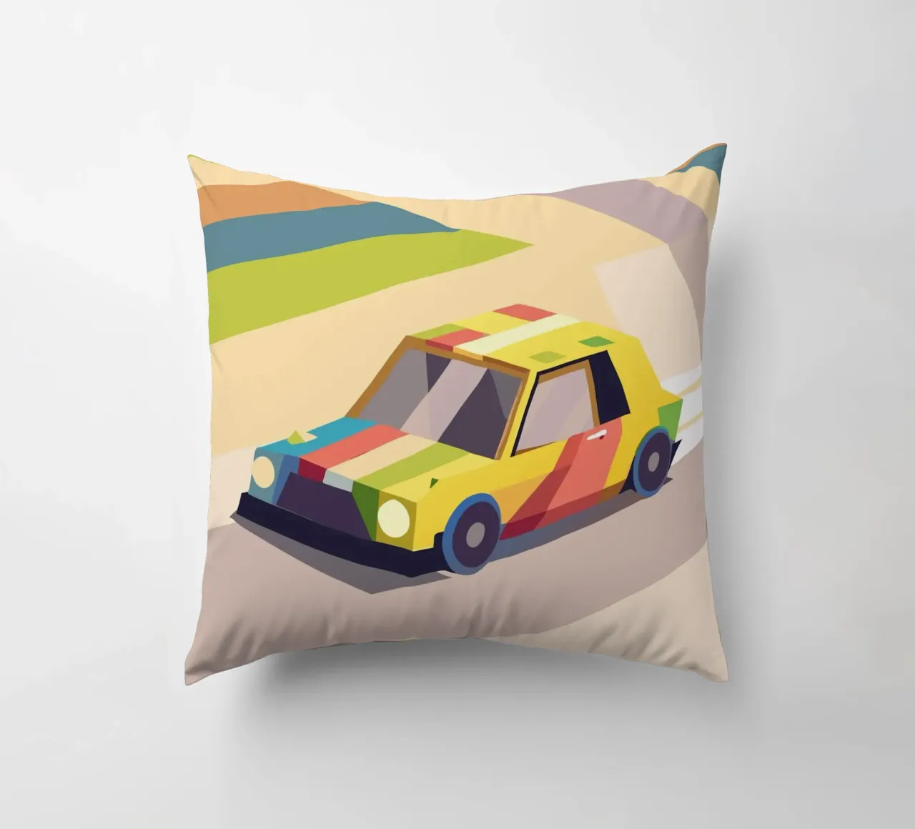 Auto colorata cuscino da POLYGON SPECIAL