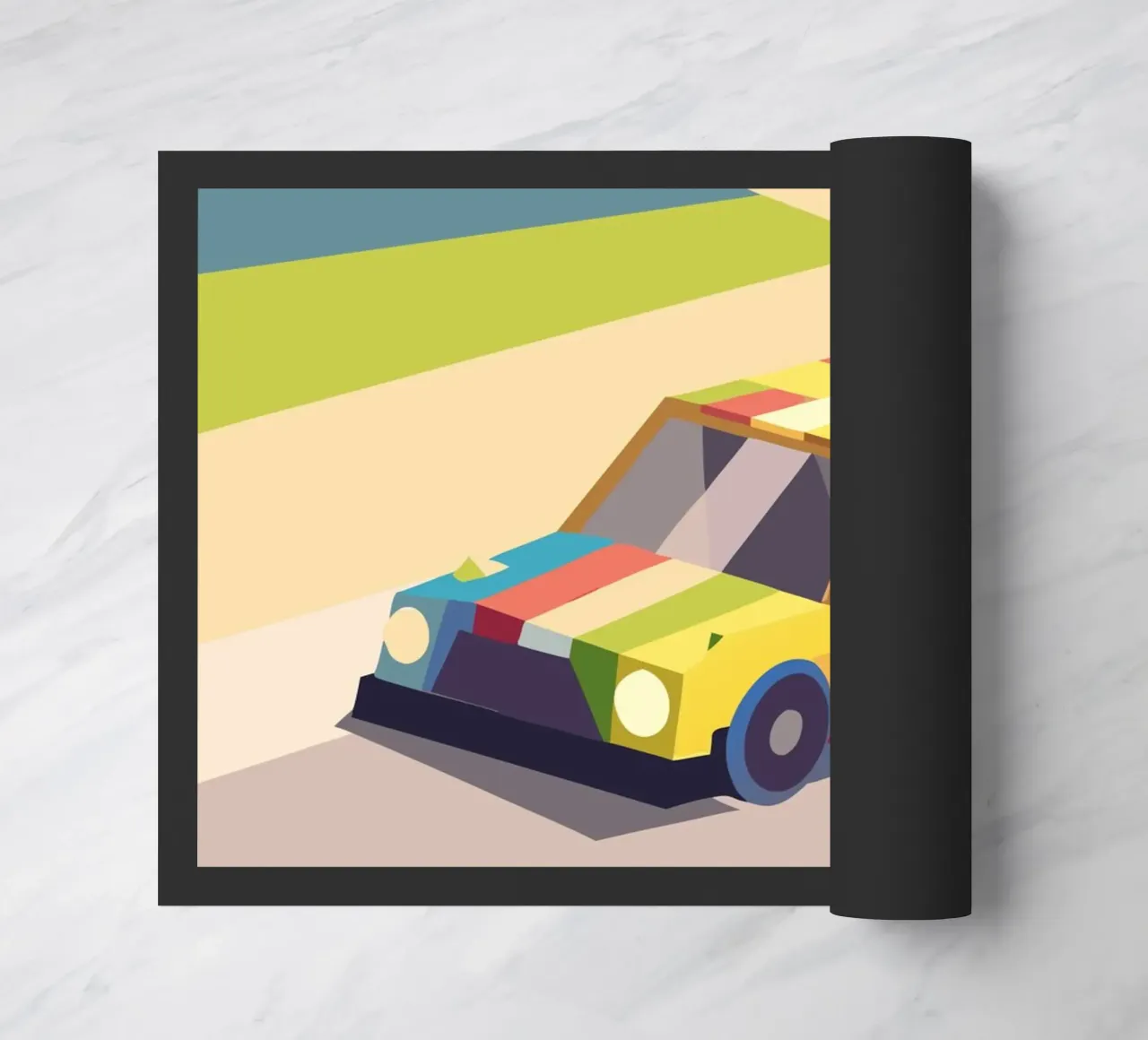 Auto colorata zerbino da POLYGON SPECIAL