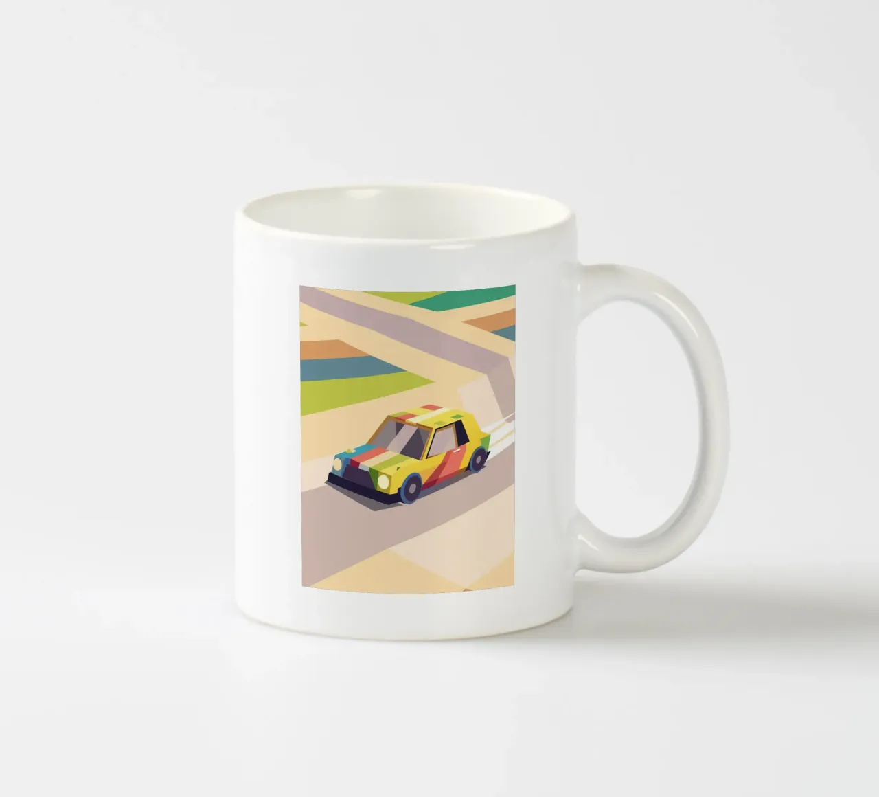 Auto colorata tazza in ceramica da POLYGON SPECIAL