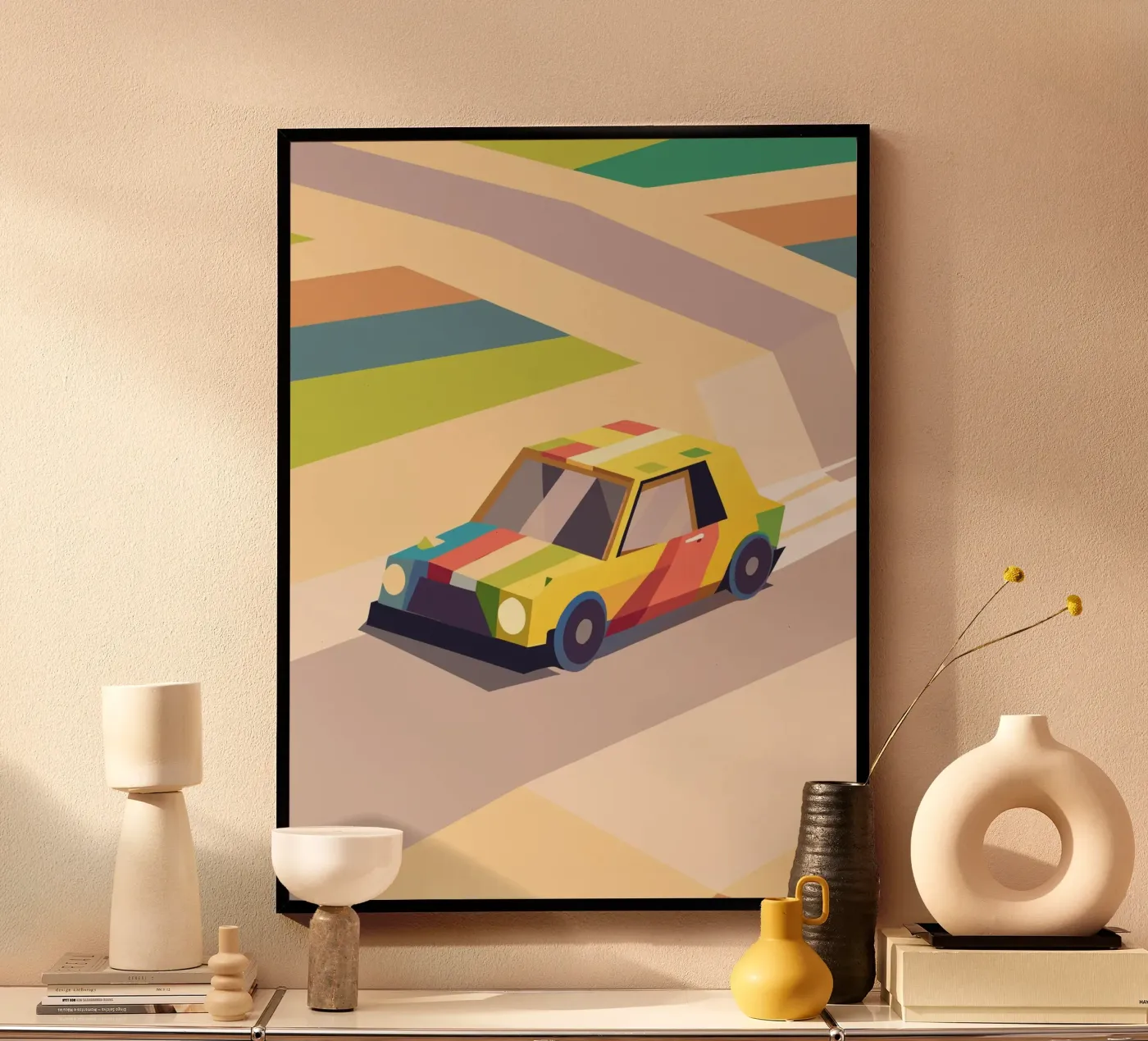 Colorful Car poster da POLYGON SPECIAL