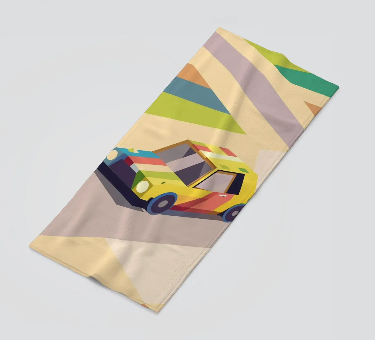 Auto colorata telo mare da POLYGON SPECIAL