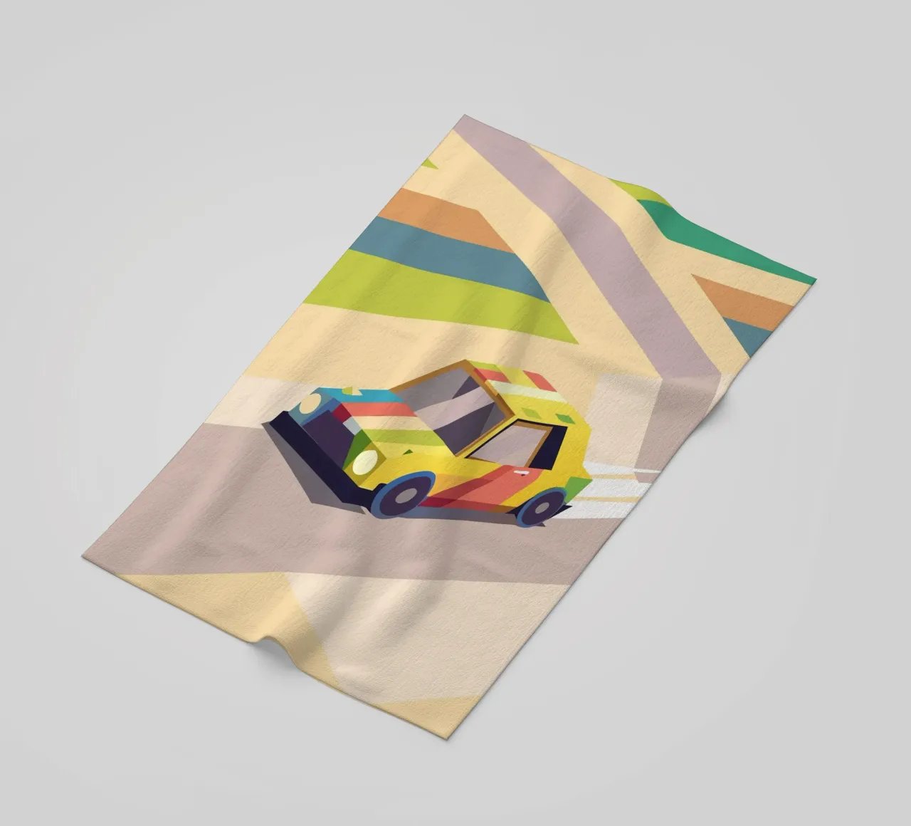 Auto colorata telo mare da POLYGON SPECIAL