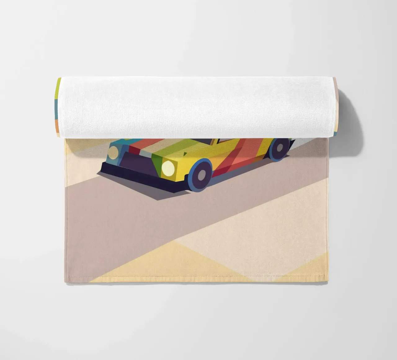 Auto colorata telo mare da POLYGON SPECIAL