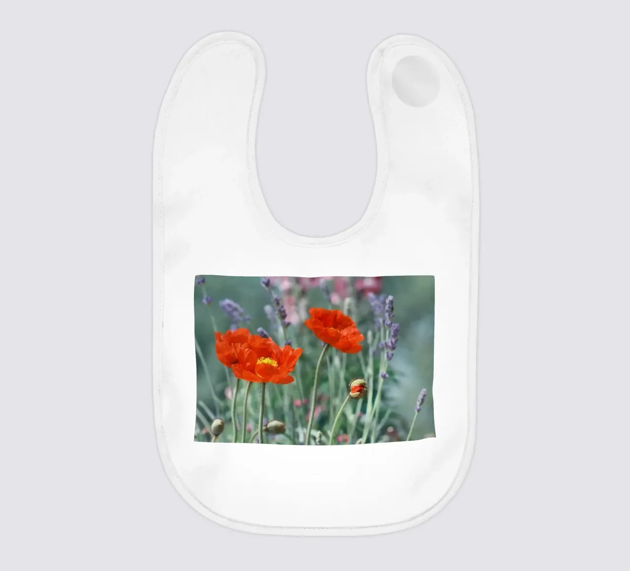 Mohnblumen Babylätzchen von Atteloi