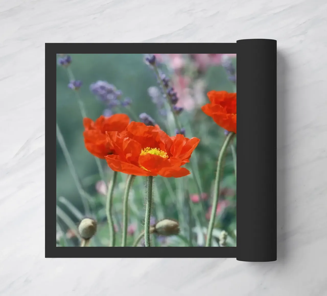 Klaprozen deurmat van Atteloi