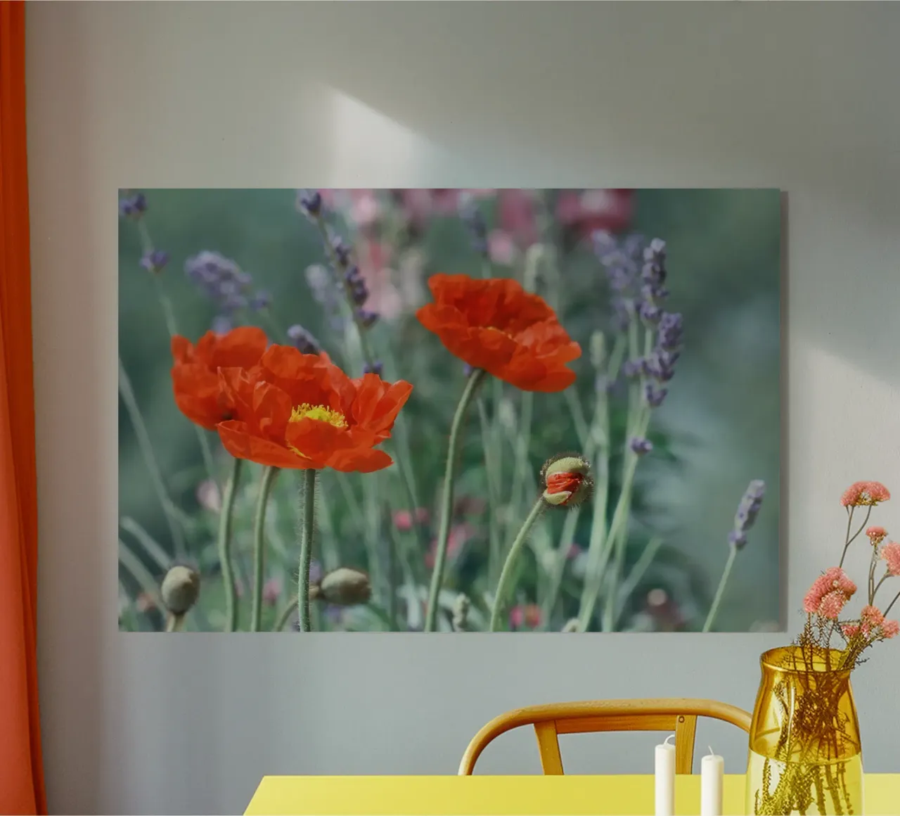 Poppies acrylic glass by Atteloi