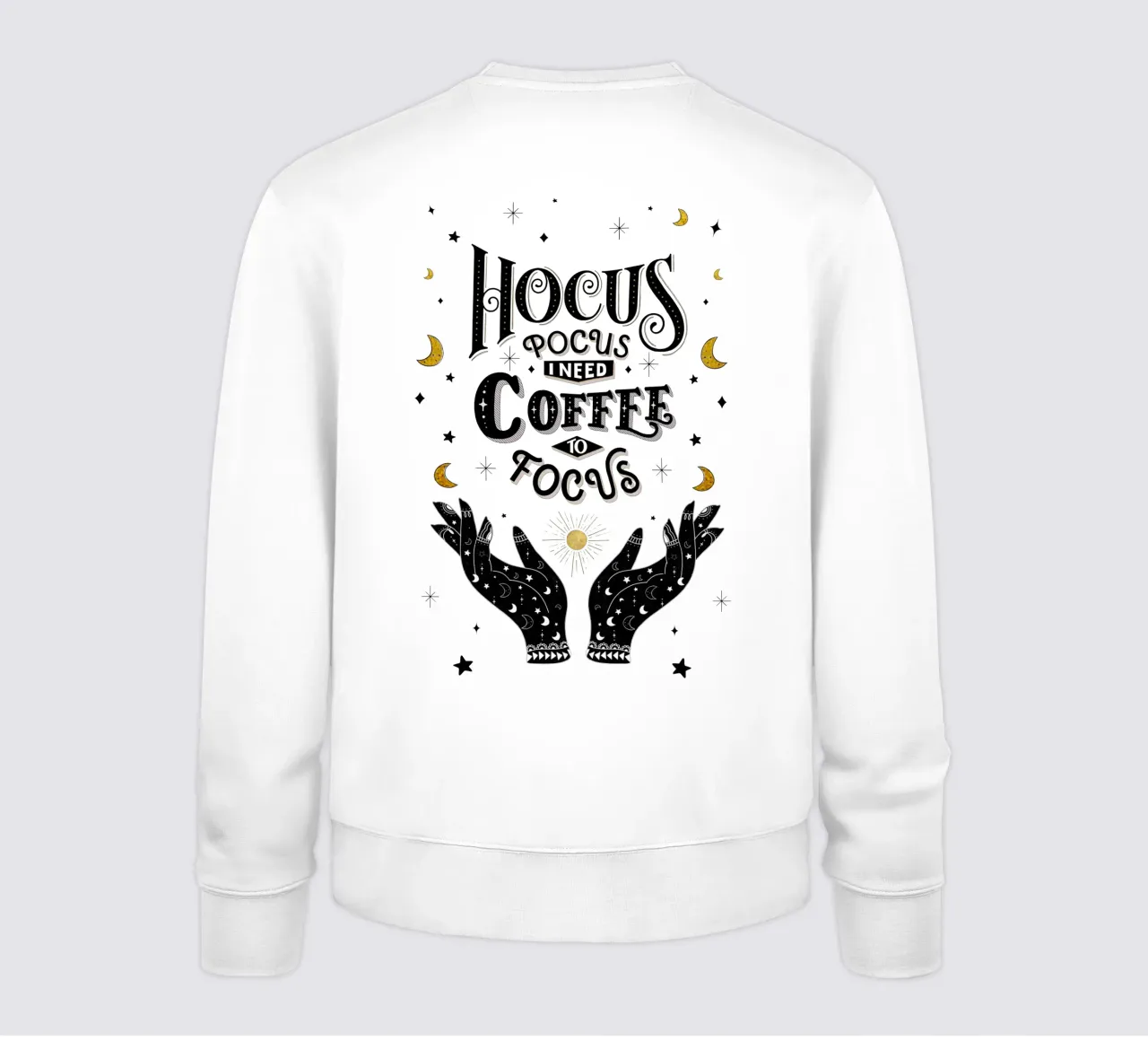 Kaffee-Liebhaber: Hocus Pocus. Ho bisogno di caffè per concentrarmi. felpa da CalliLetters