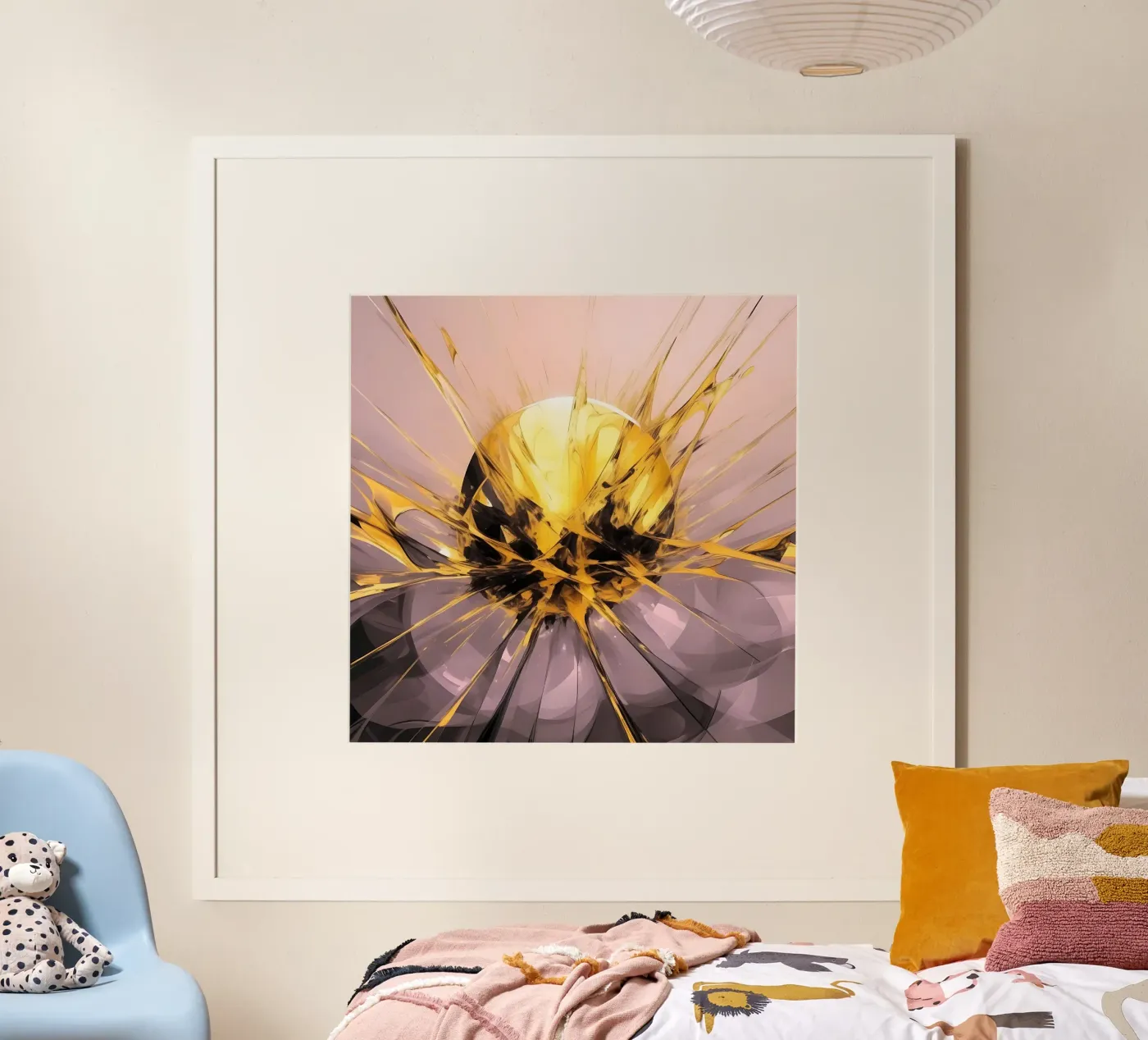 sphère d'or_explosion poster de Farbträume