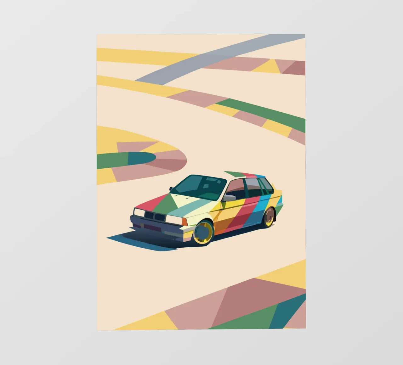 Auto Hatchback su strada telo in pvc da POLYGON SPECIAL