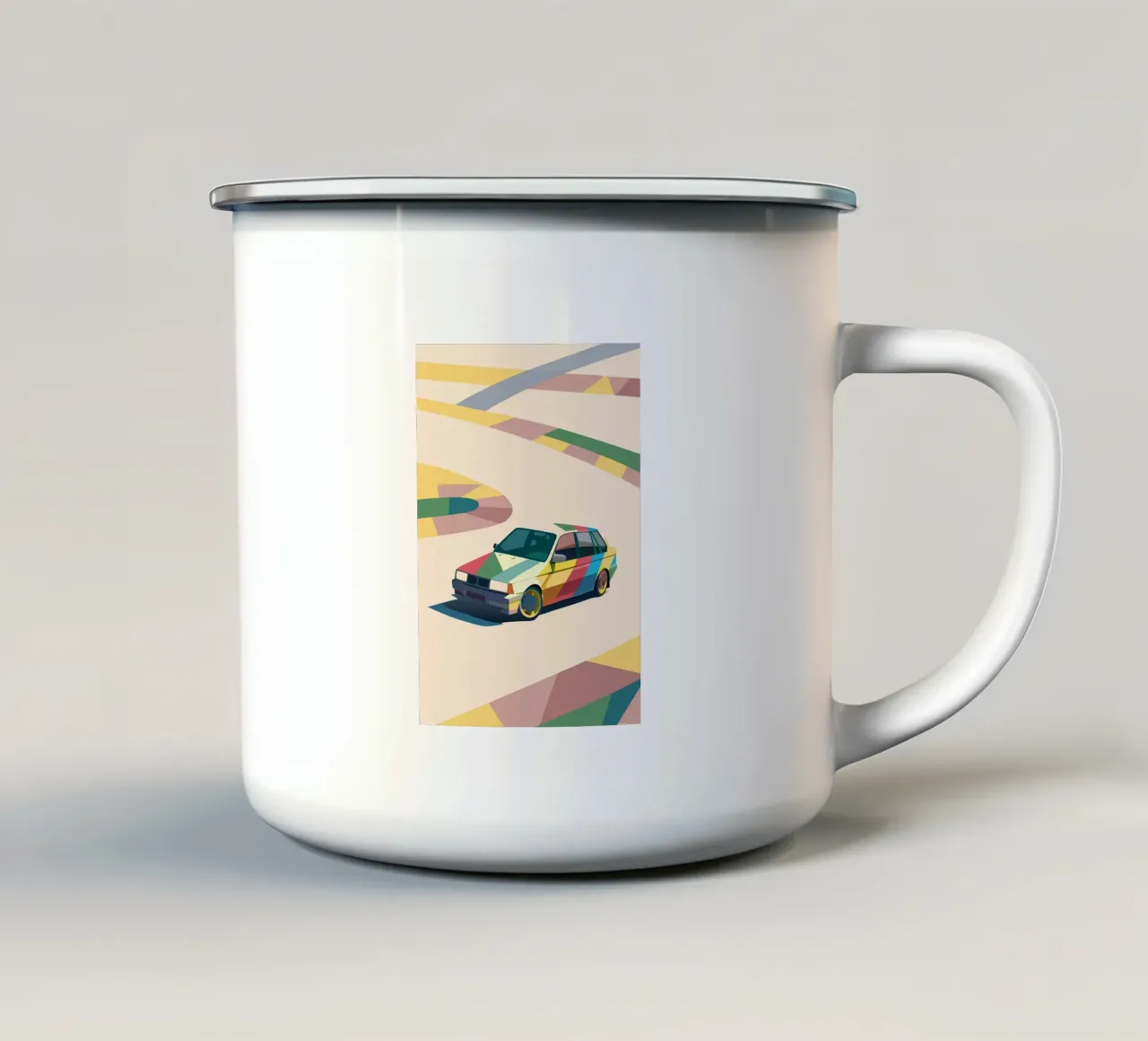 Auto Hatchback su strada tazza in smalto da POLYGON SPECIAL