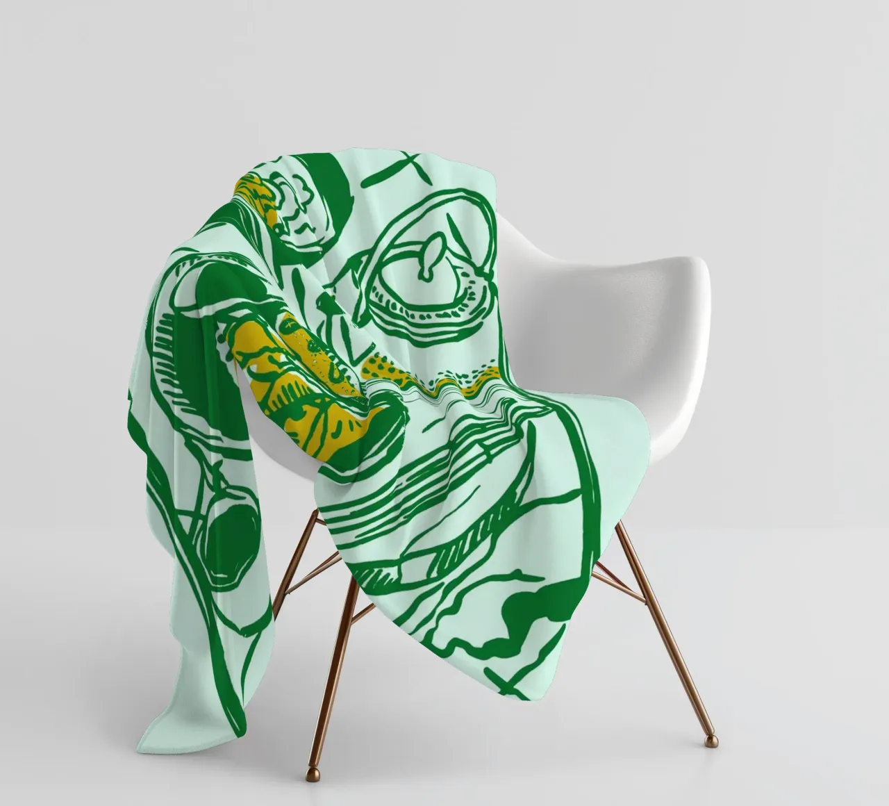 Boho Food 19 Ramen Fleecedecke von Boho Print Collection
