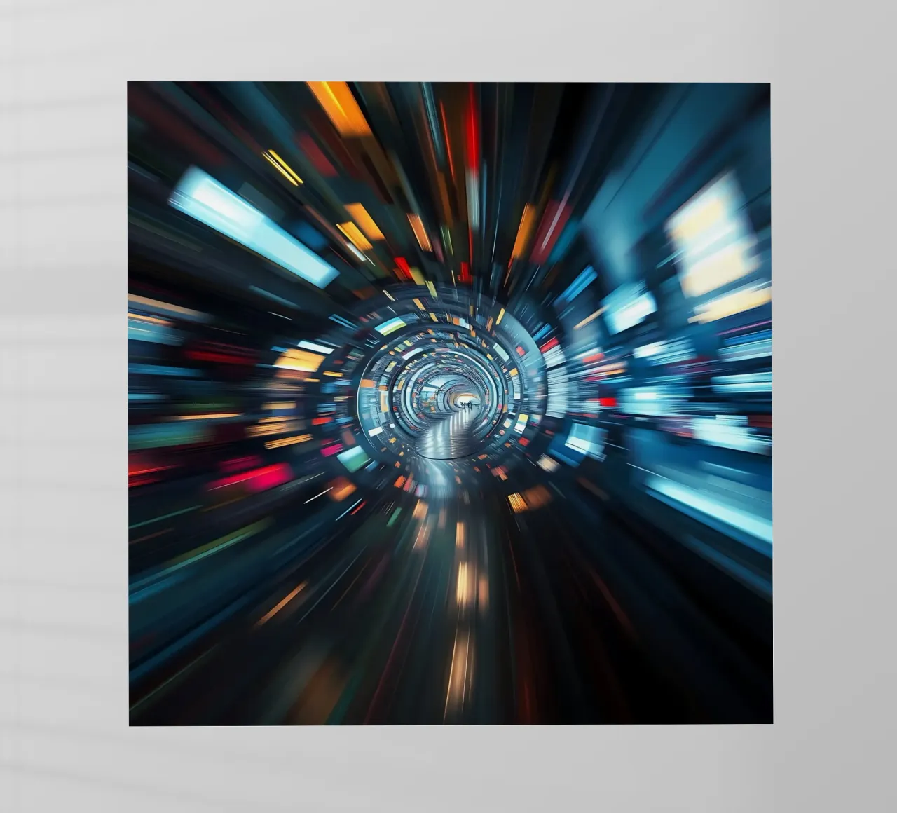 Tunnel dei dati, visione a tunnel_2 pellicola backlit da Farbträume