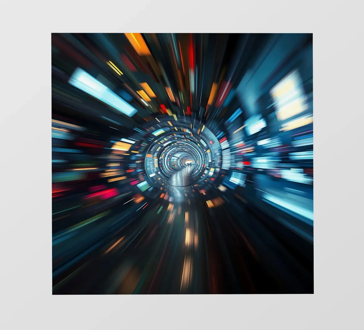 Tunnel dei dati, visione a tunnel_2 pellicola backlit da Farbträume