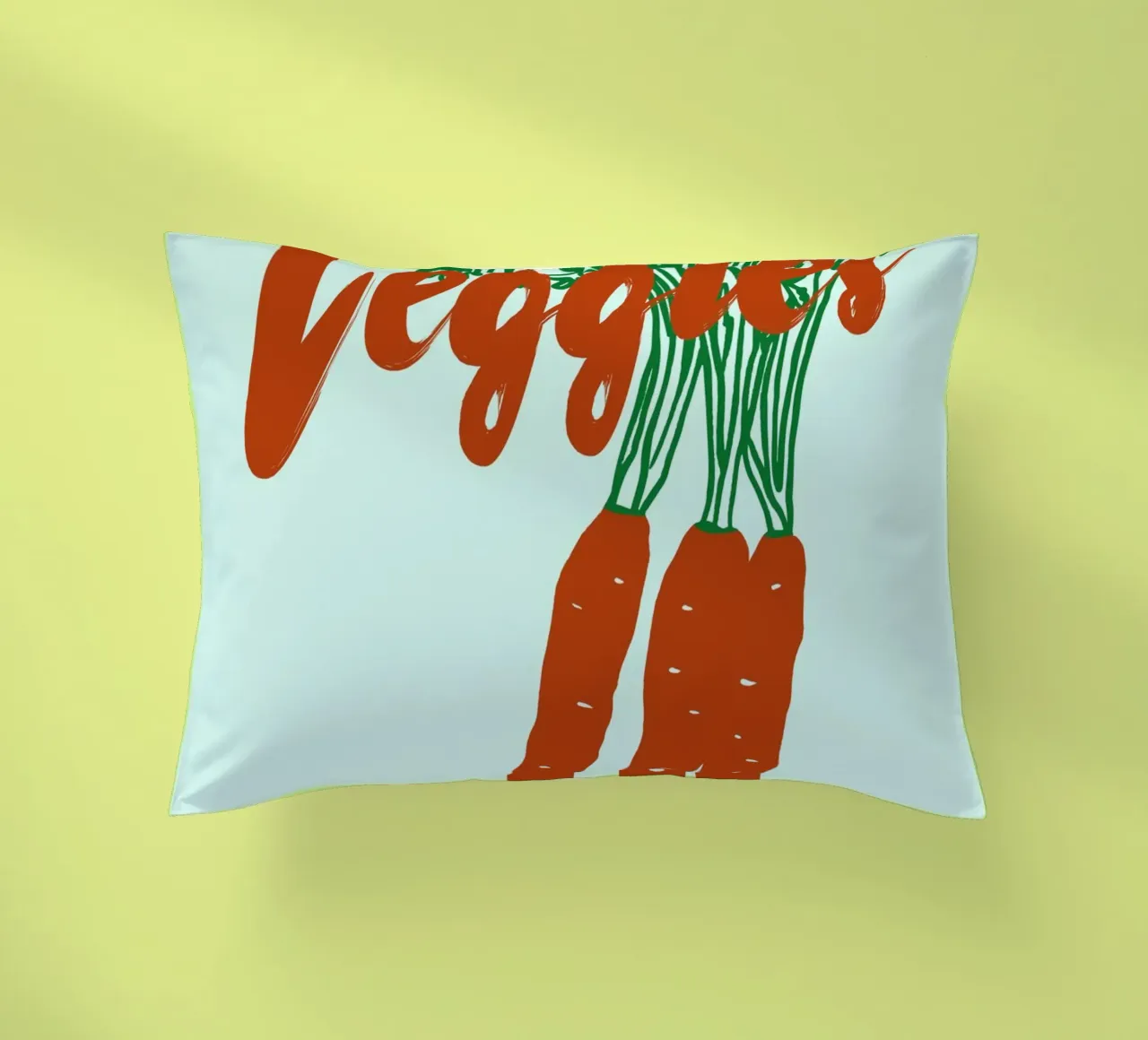 Boho Food 19 Veggies decorative cushion by Boho Print Collection