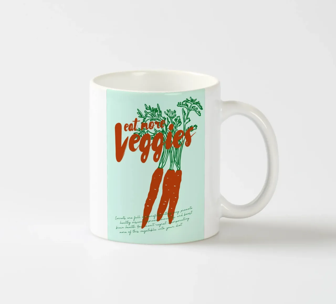 Boho Food 19 Veggies tazza in ceramica da Boho Print Collection