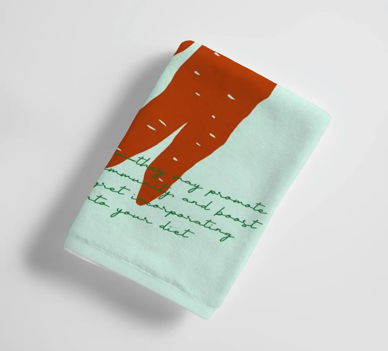 Boho Food 19 Veggies asciugamano da bagno da Boho Print Collection