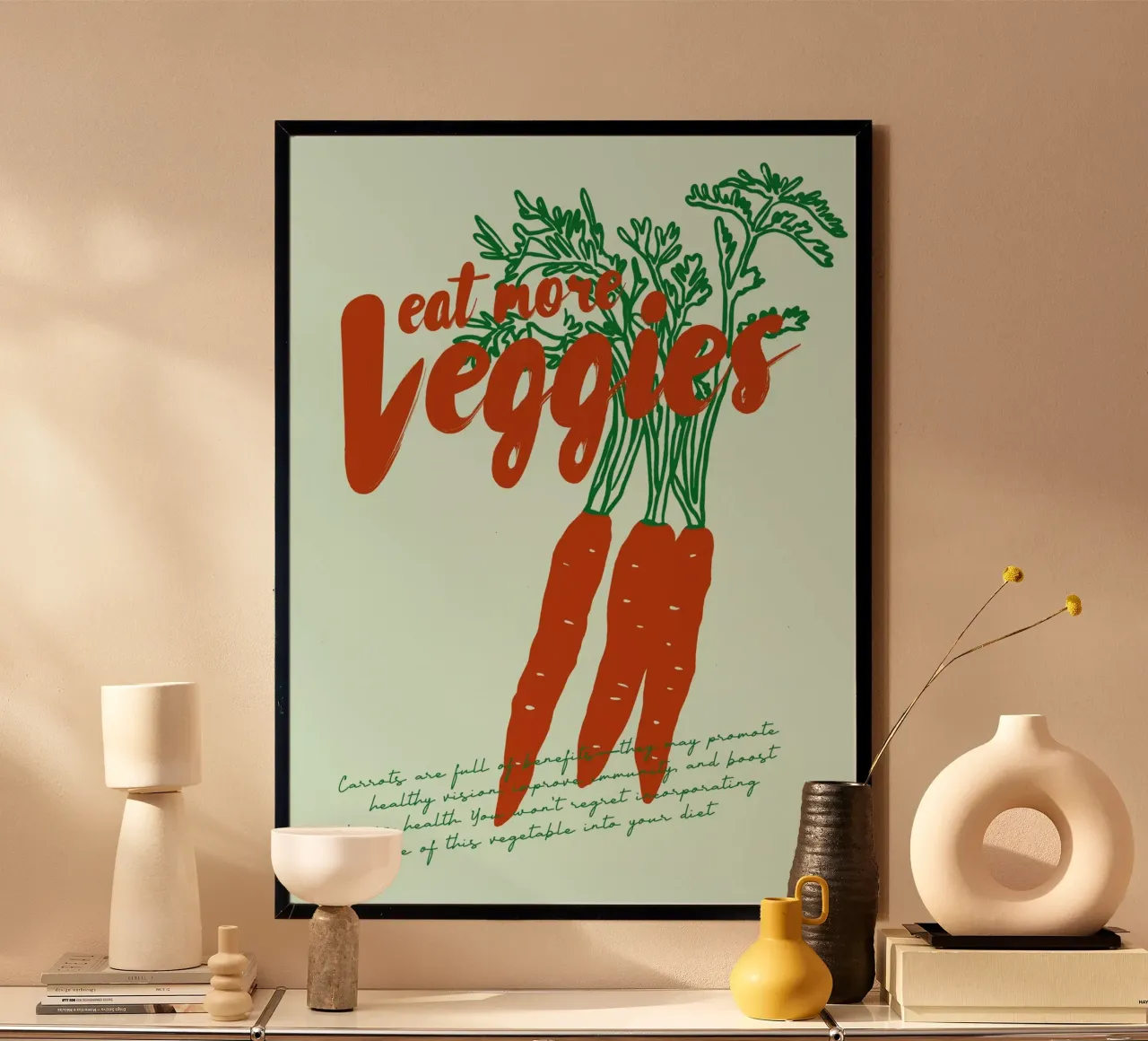 Boho Food 19 Veggies carta hahnemühle da Boho Print Collection