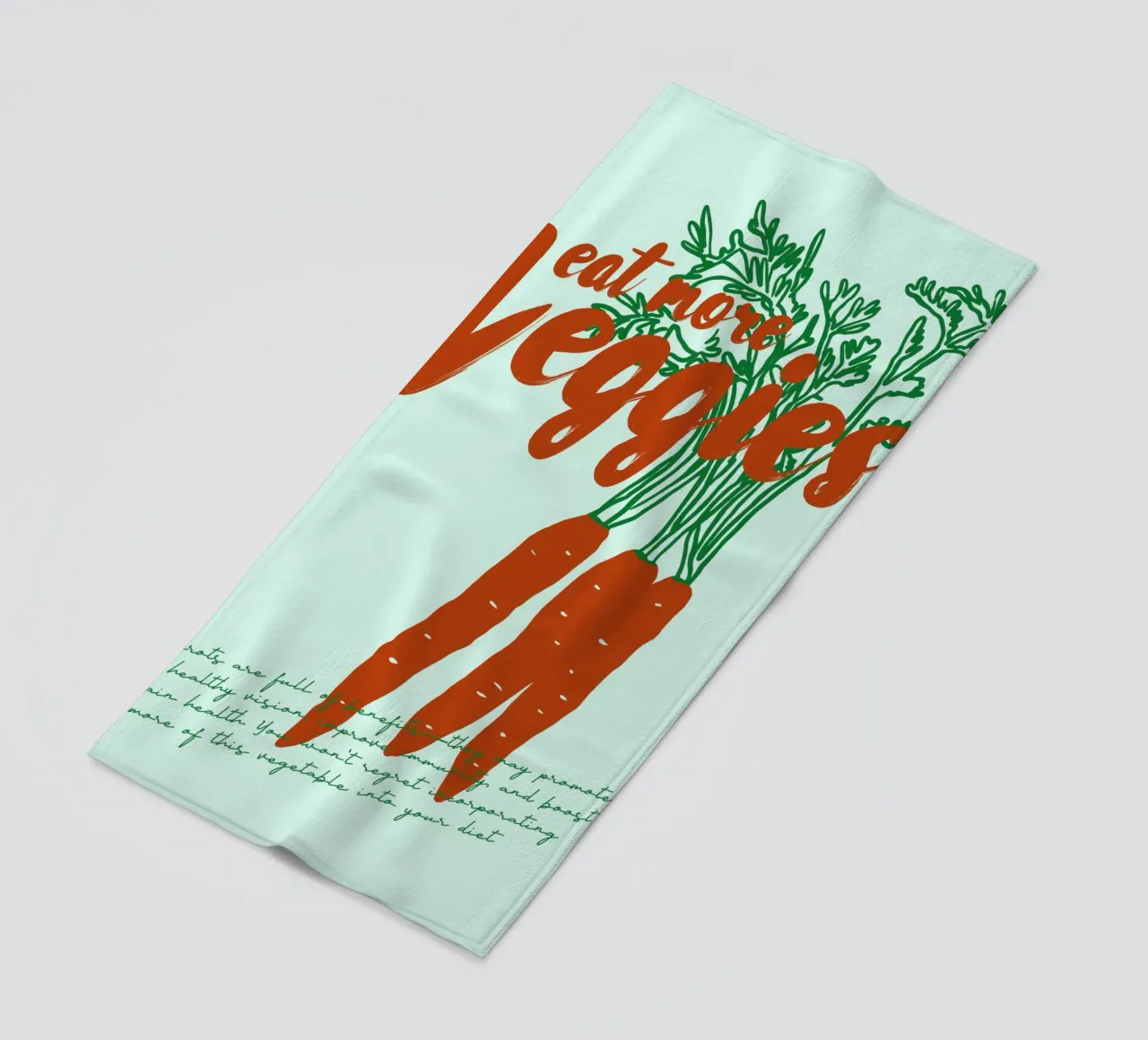 Boho Food 19 Veggies telo mare da Boho Print Collection