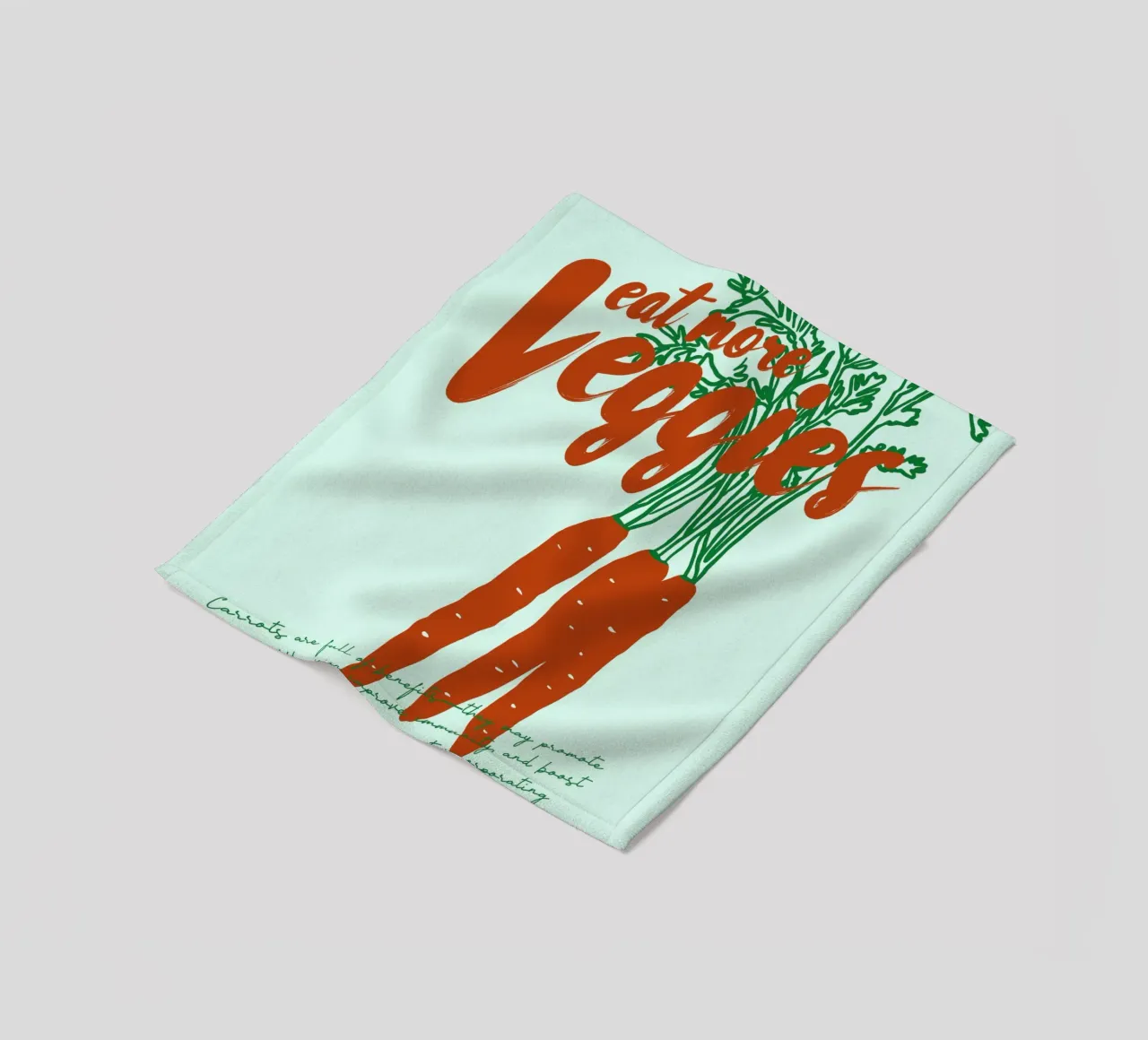 Boho Food 19 Veggies coperta in pile da Boho Print Collection