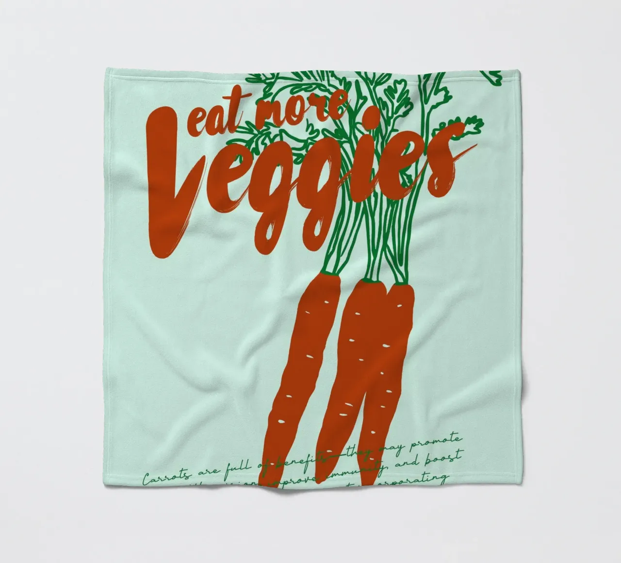 Boho Food 19 Veggies coperta in pile da Boho Print Collection