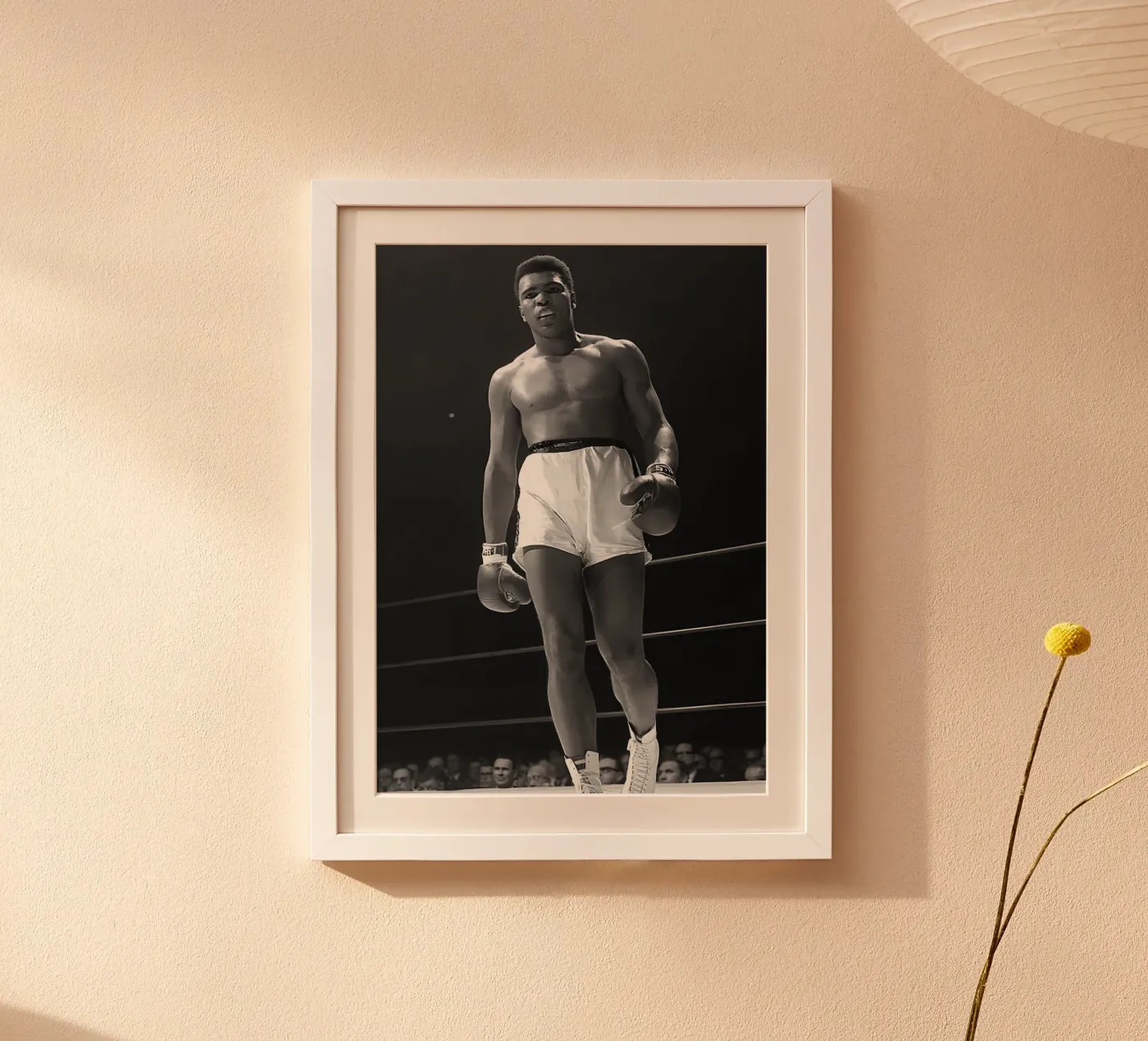 Ali Boxing poster by Black White Poster