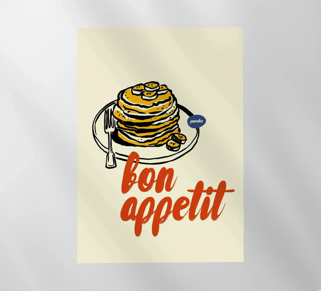 Boho Food 20 Bon Appetit pellicola backlit da Boho Print Collection
