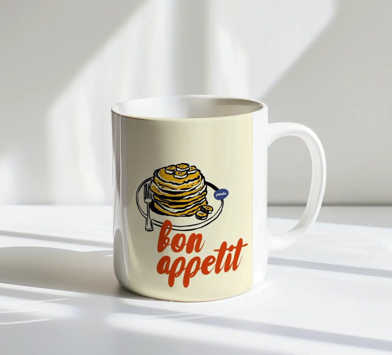 Boho Food 20 Bon Appetit tazza in ceramica da Boho Print Collection