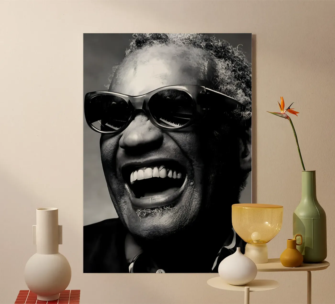 Ray Charles plexiglas de Music Vibes