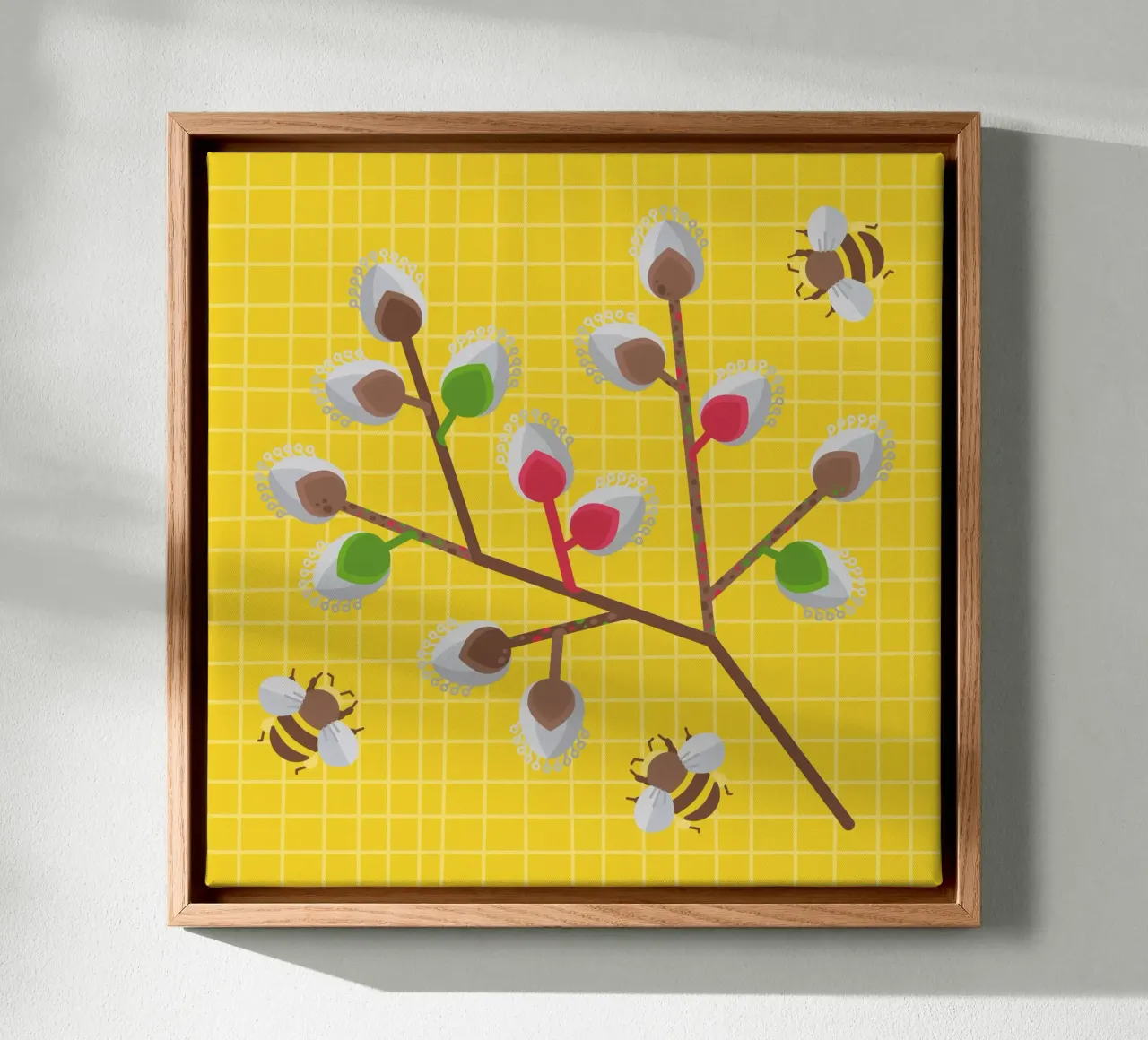 Willow canvas met Baklijst van Lidia Blomgren